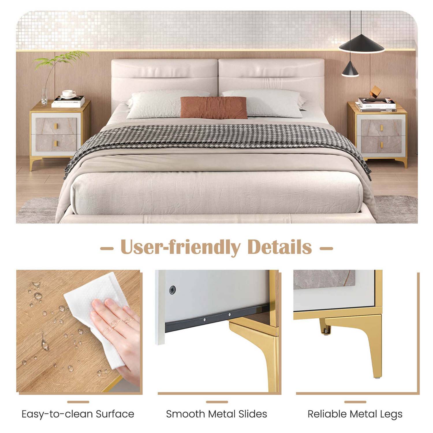 Costway CSHY004272 nightstands - View #6