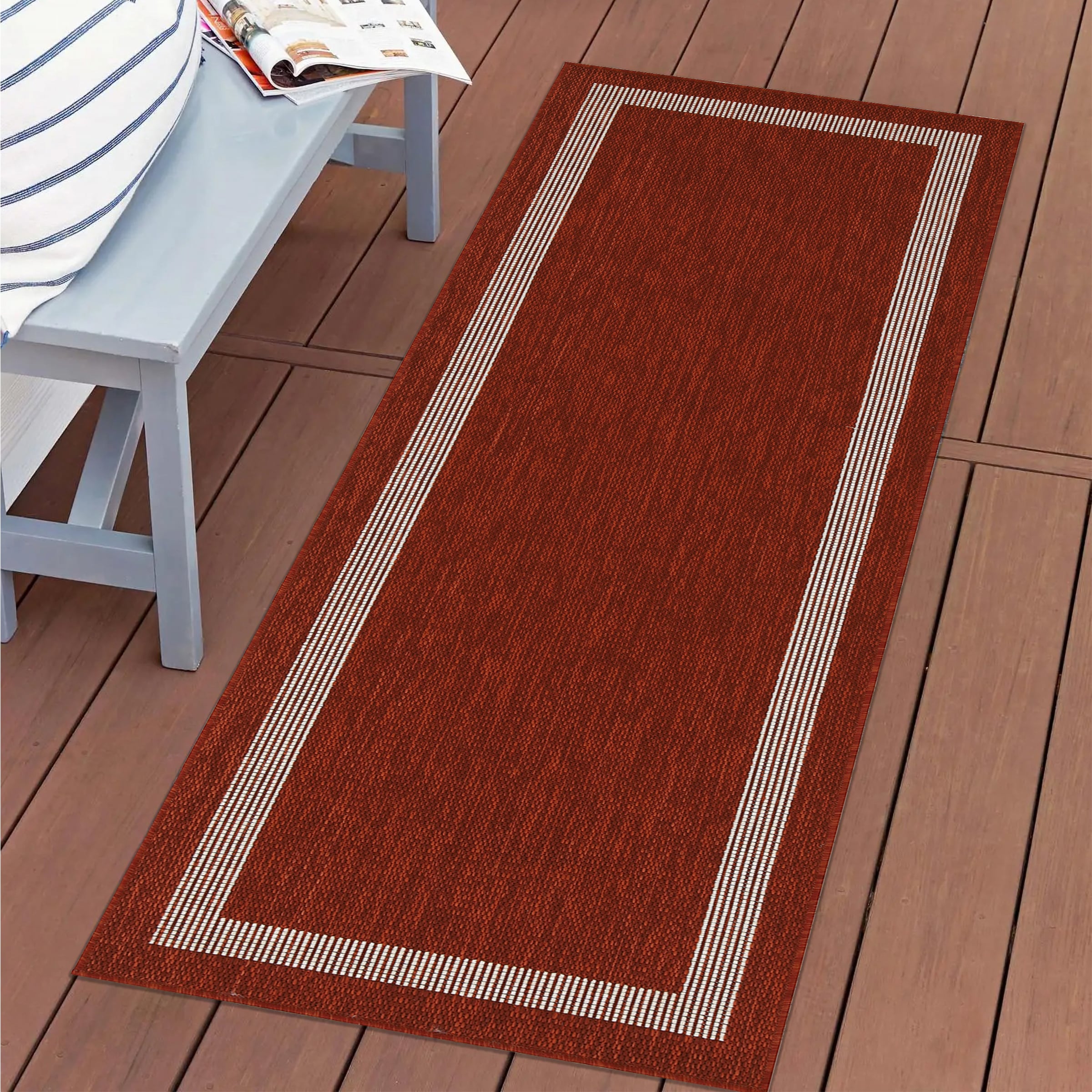 Playa Rug PLY-AZE-RED-2X8 rugs - View #2