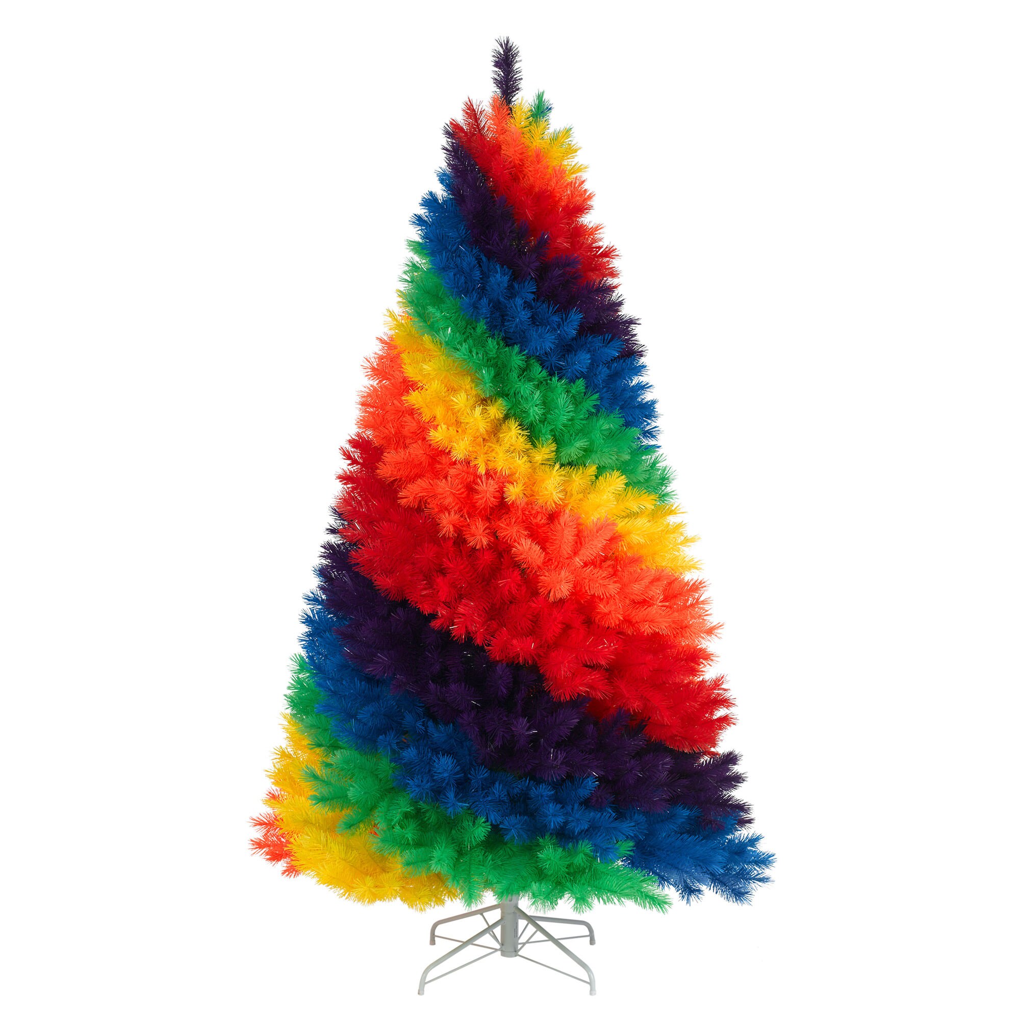 Treetopia 197044 7-ft Spruce Assorted Artificial Christmas Tree with LED Lights