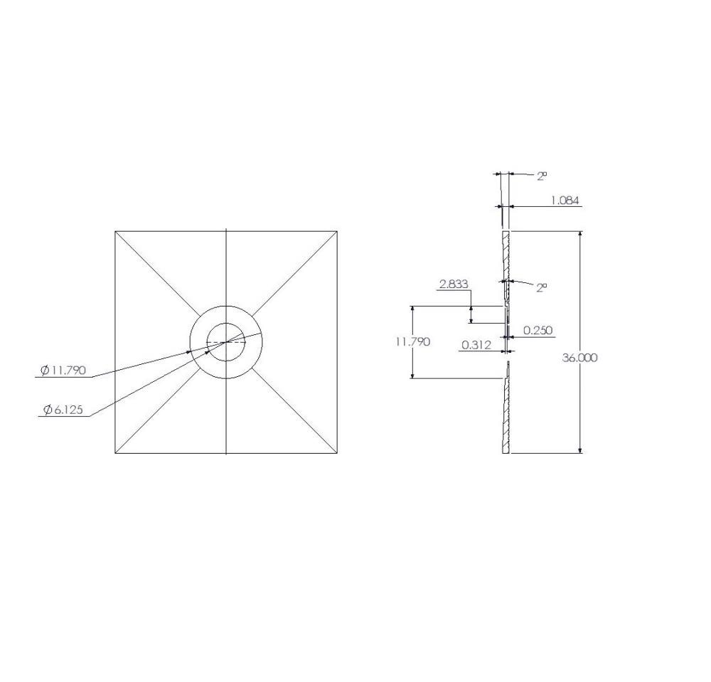 AlinO SKA-36-NKL36 Shower-Floor-Parts - View #4