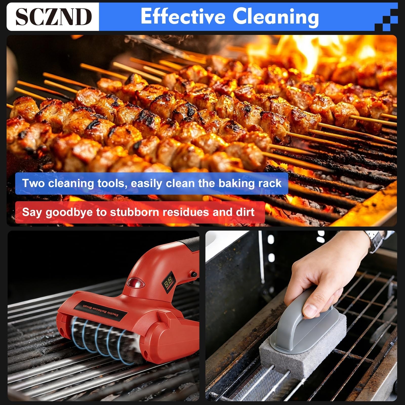 Angel Sar L2MJA415CB10 Grill-Brushes-Cleaning-Blocks - View #6