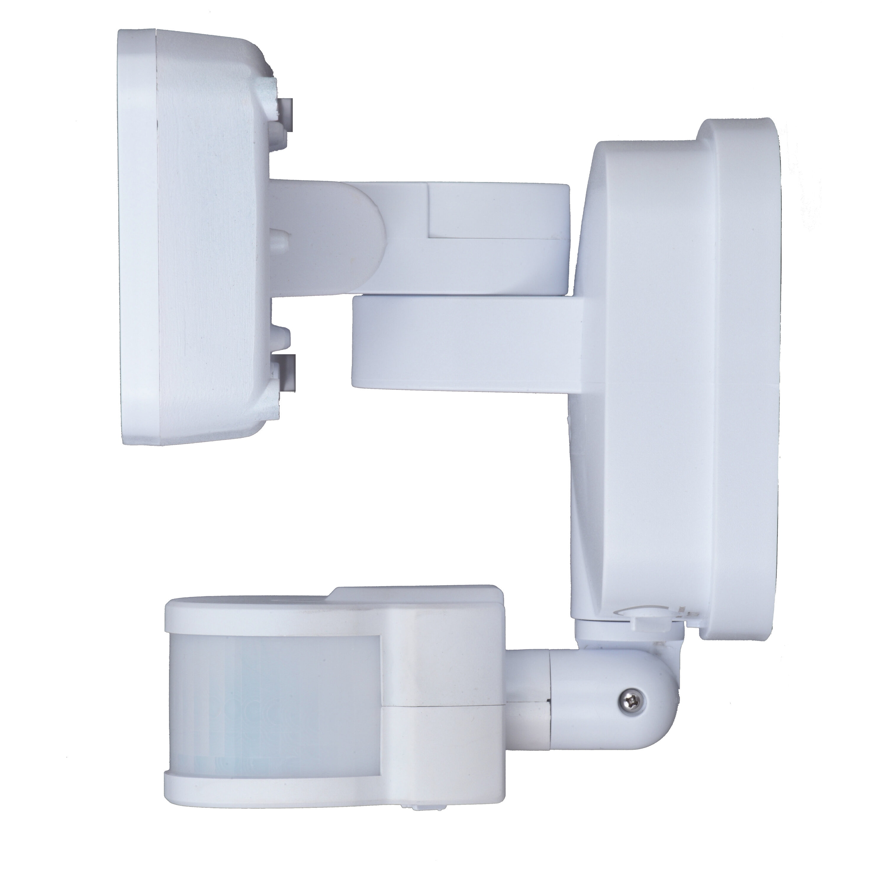 White Dual Head LED Outdoor Security Flood Light with Motion Sensor