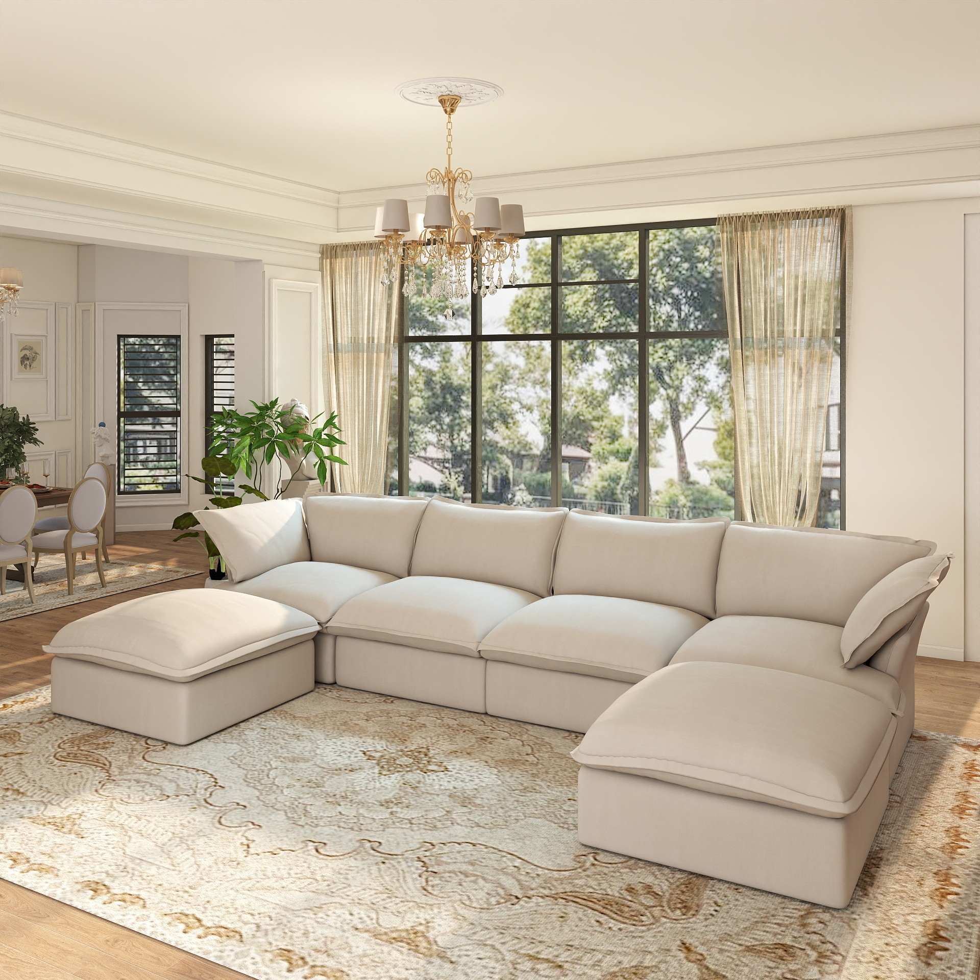 BuotiqHom DH-S4+2-120BE Sofas-Loveseats - View #5