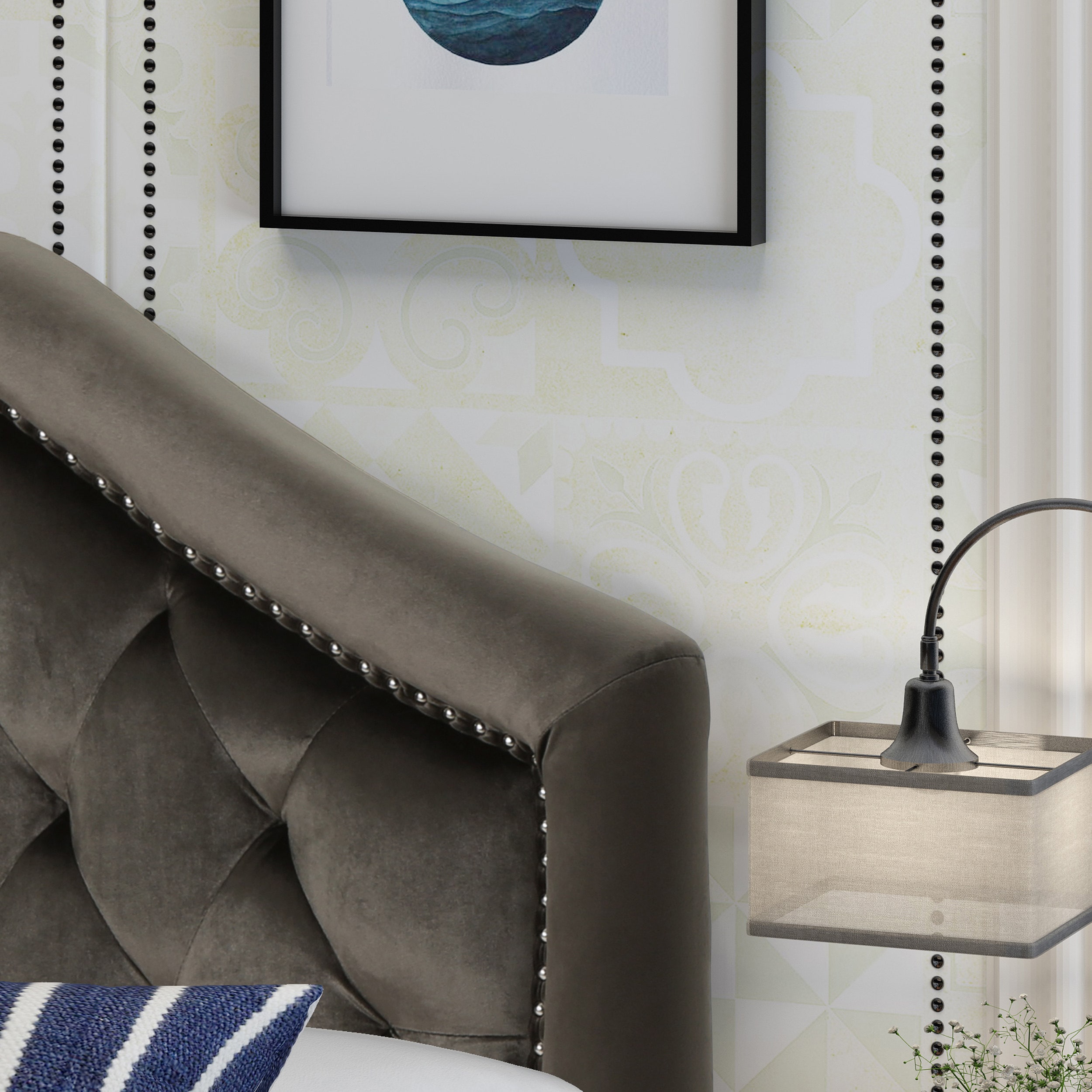 Best Selling Home Decor 303586 Upholstered-Headboards - View #3