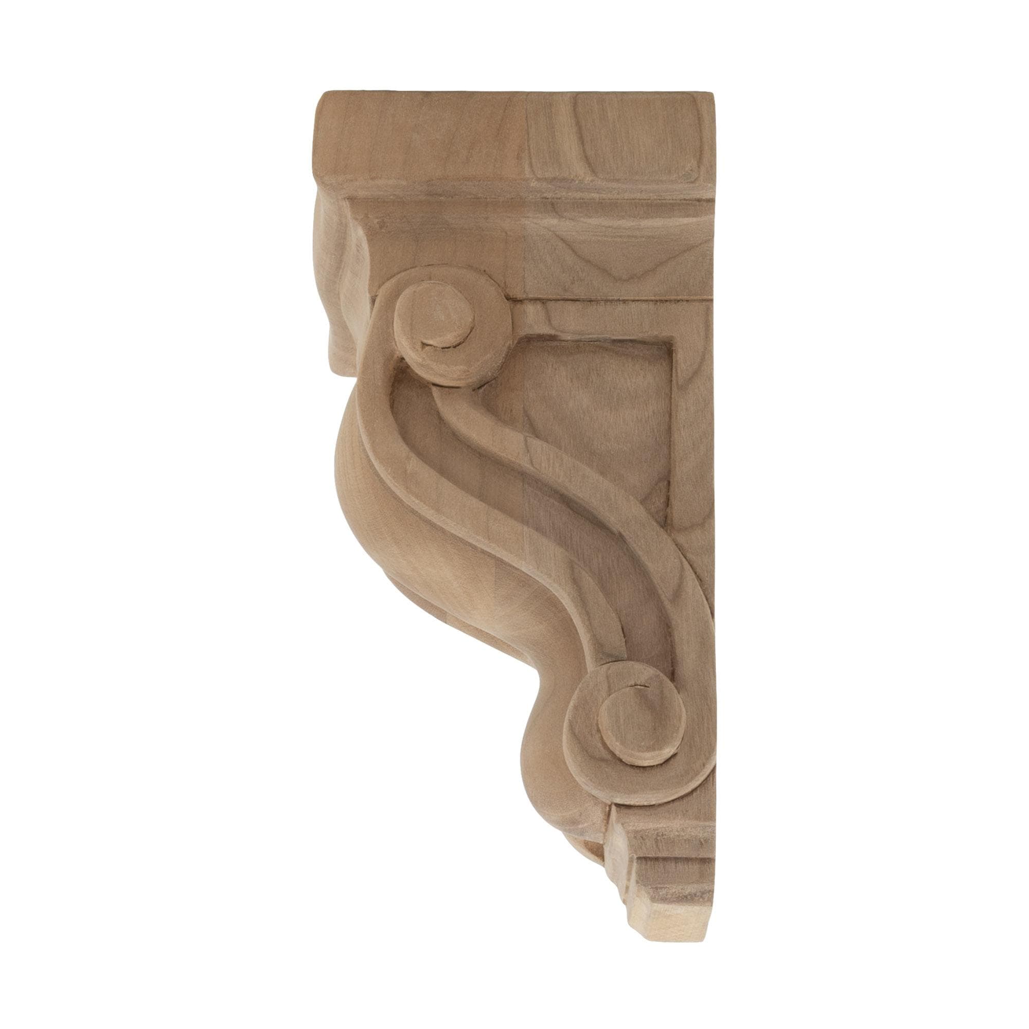 4.75" Cherry Finished Traditional Wood Corbel