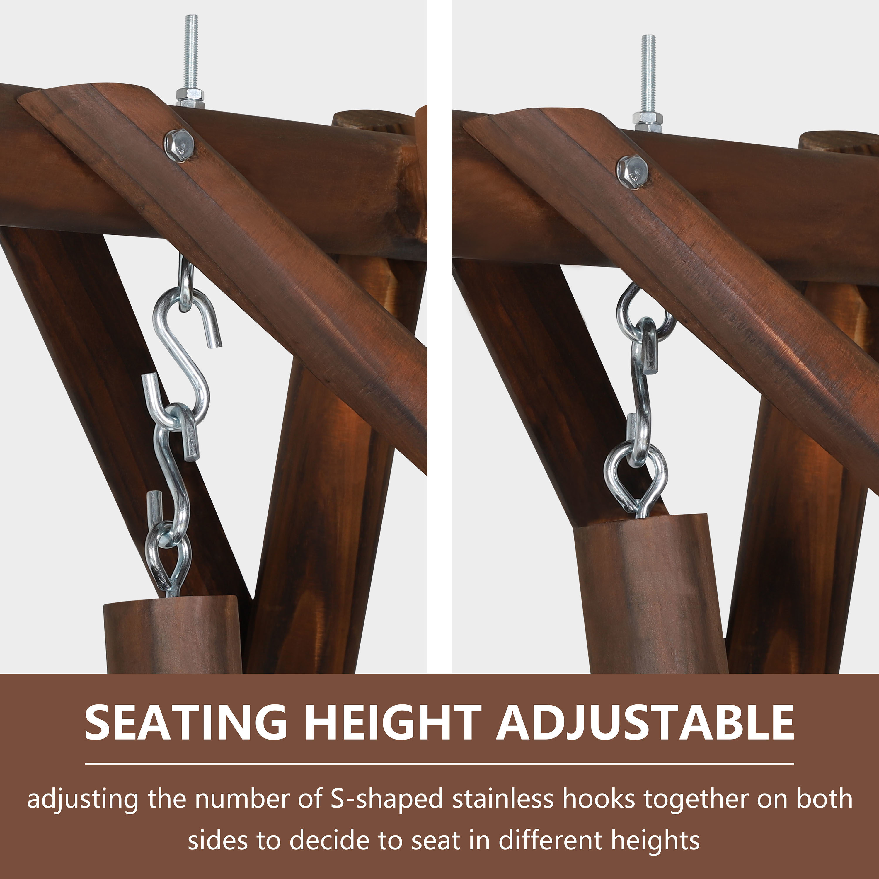 VEIKOUS PG0210-05RT Swing-Gliders - View #5