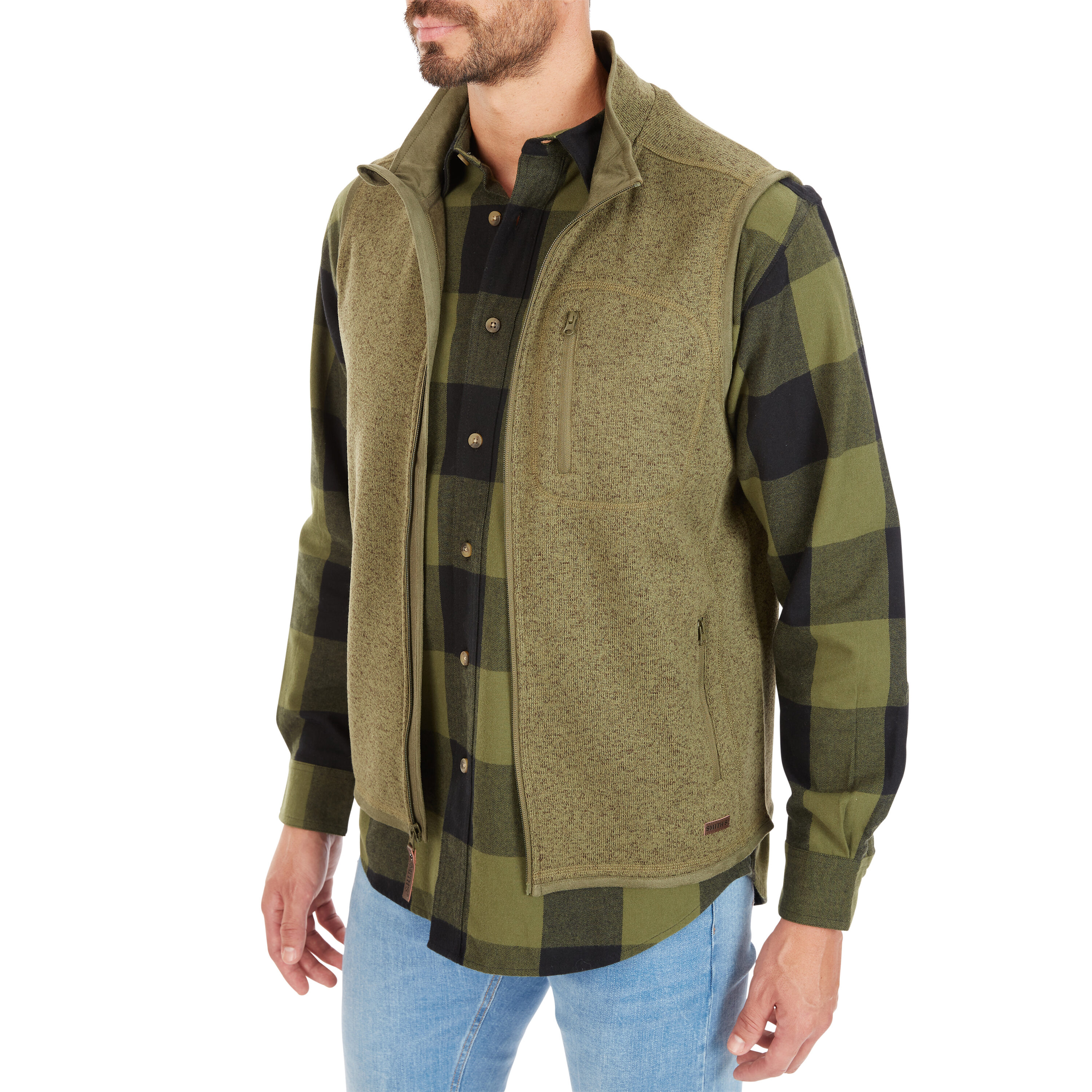 Smith's Workwear S4556-OLVHE-M Jackets-Coats - View #2