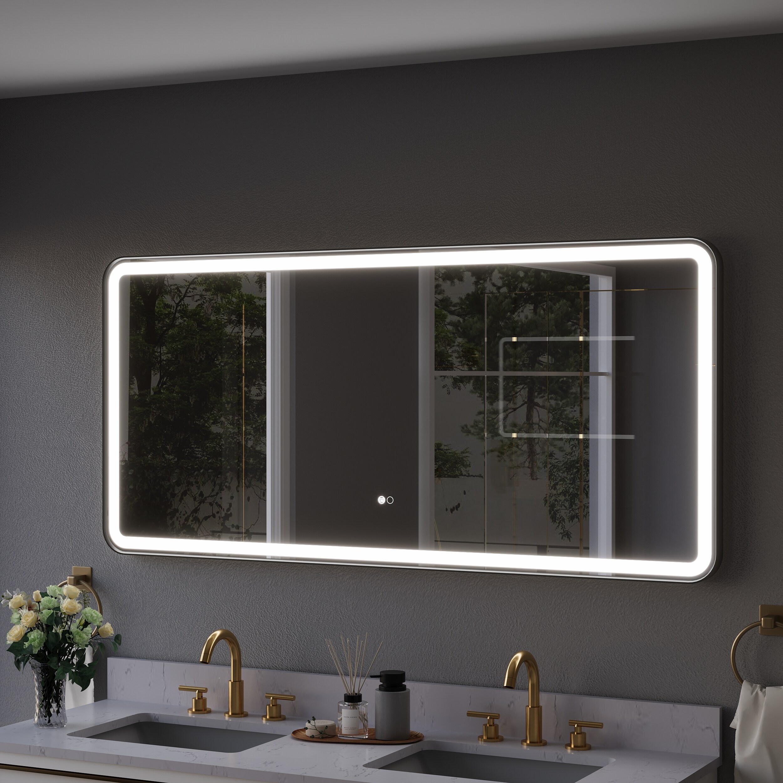 CALVON RC9-6028MB Framed-Bath-Mirrors - View #13
