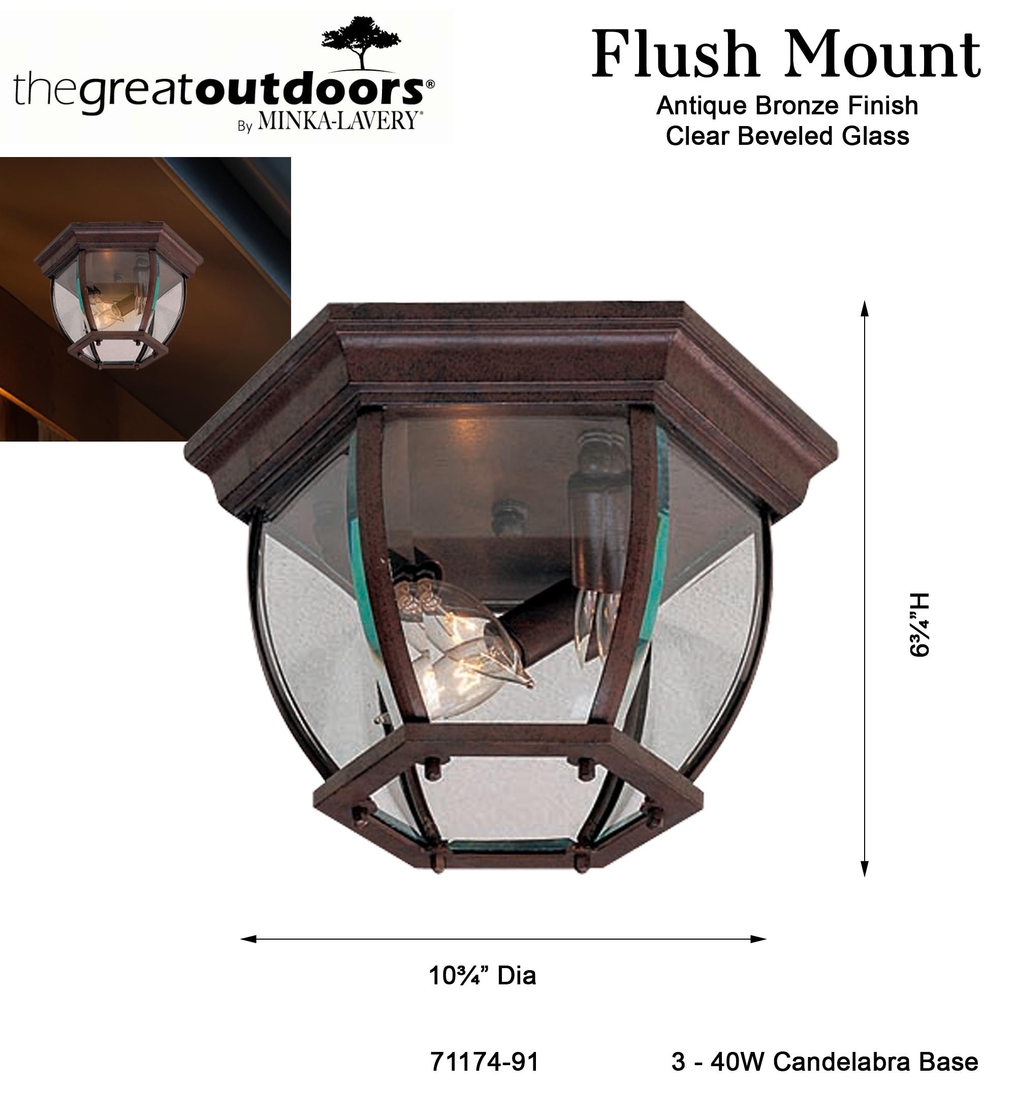 Minka Lavery 71174-91 Outdoor-Wall-Lighting - View #3