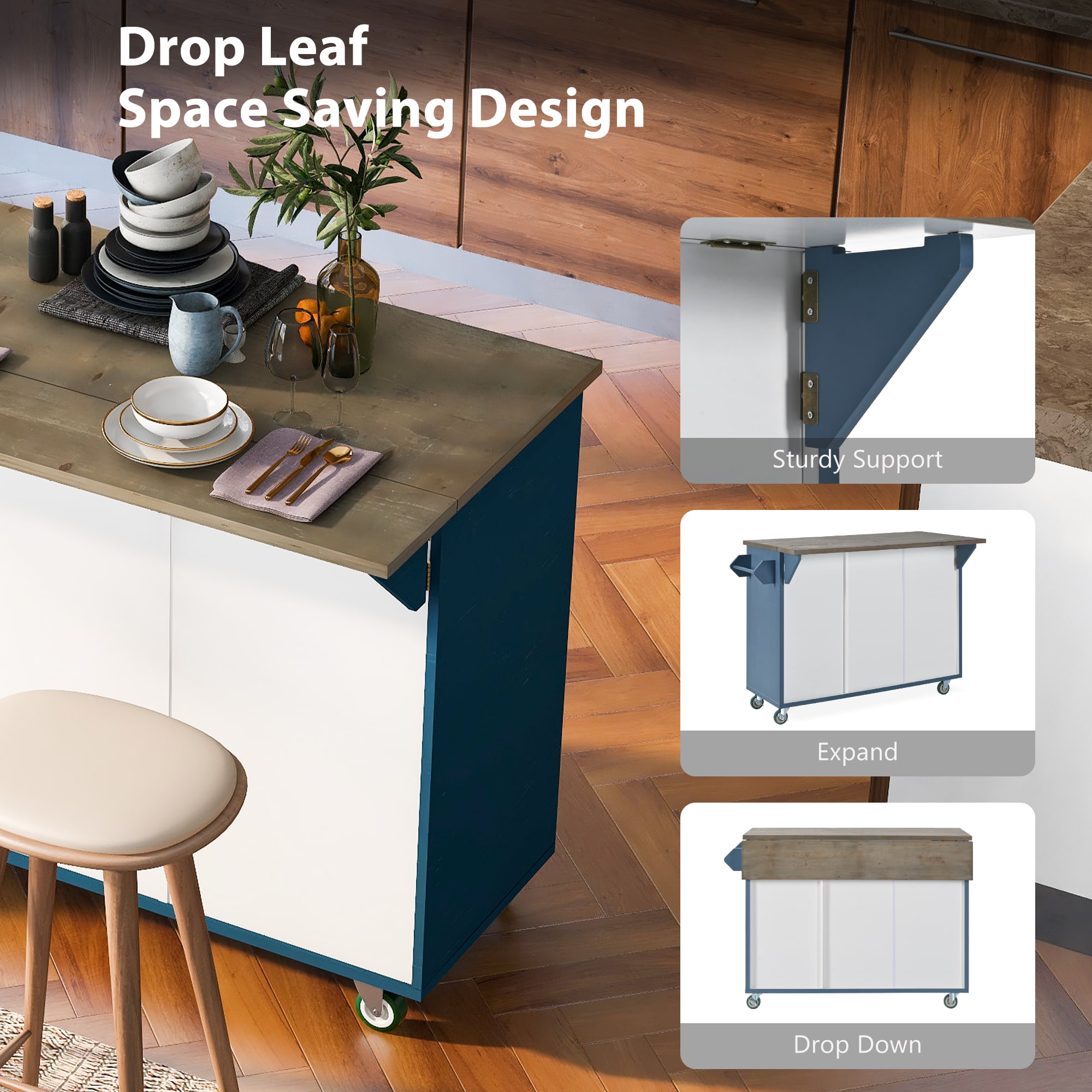 ModernLuxe L-WF315658AAG Kitchen-Furniture - View #5
