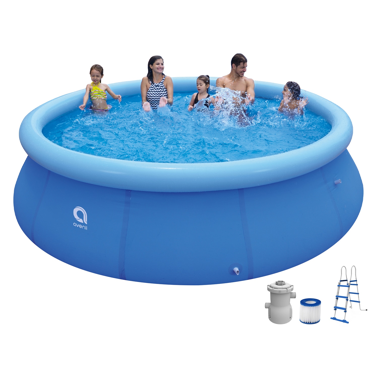 Intex 3 Ring Pineapple Splash Pool Kids Inflatable Pool 
