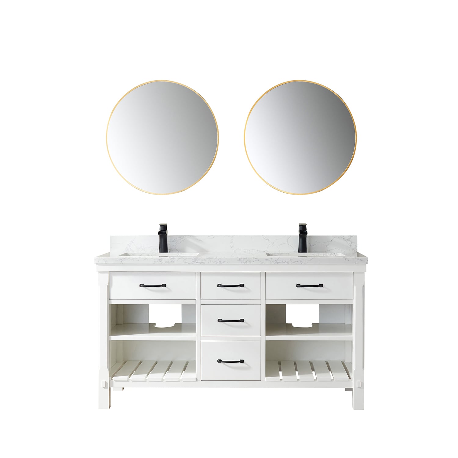 Vinnova 798060-WH-GW Bath-Vanity-Combo - View #8