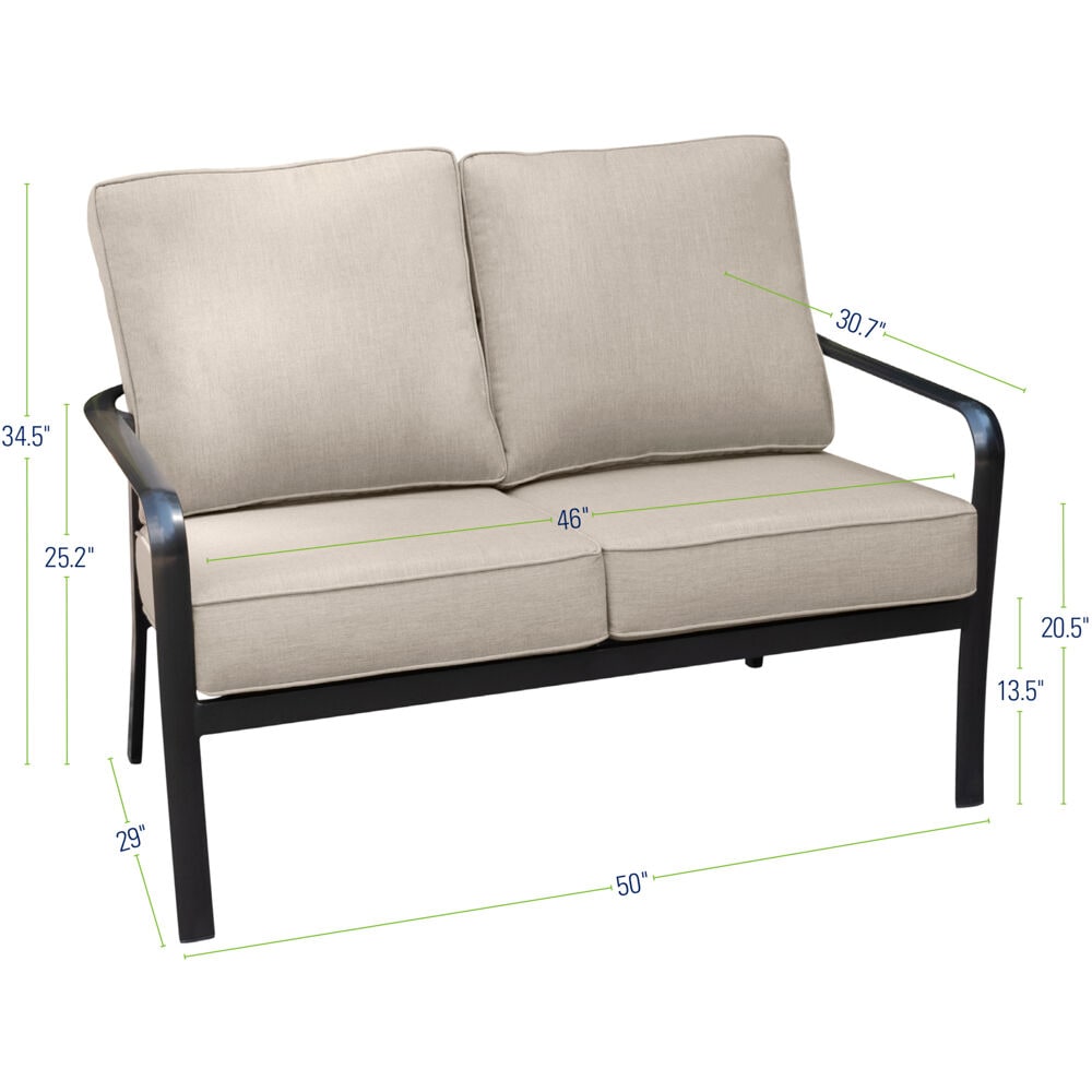Hanover CORT4PCS-ASH Patio-Conversation-Sets - View #3