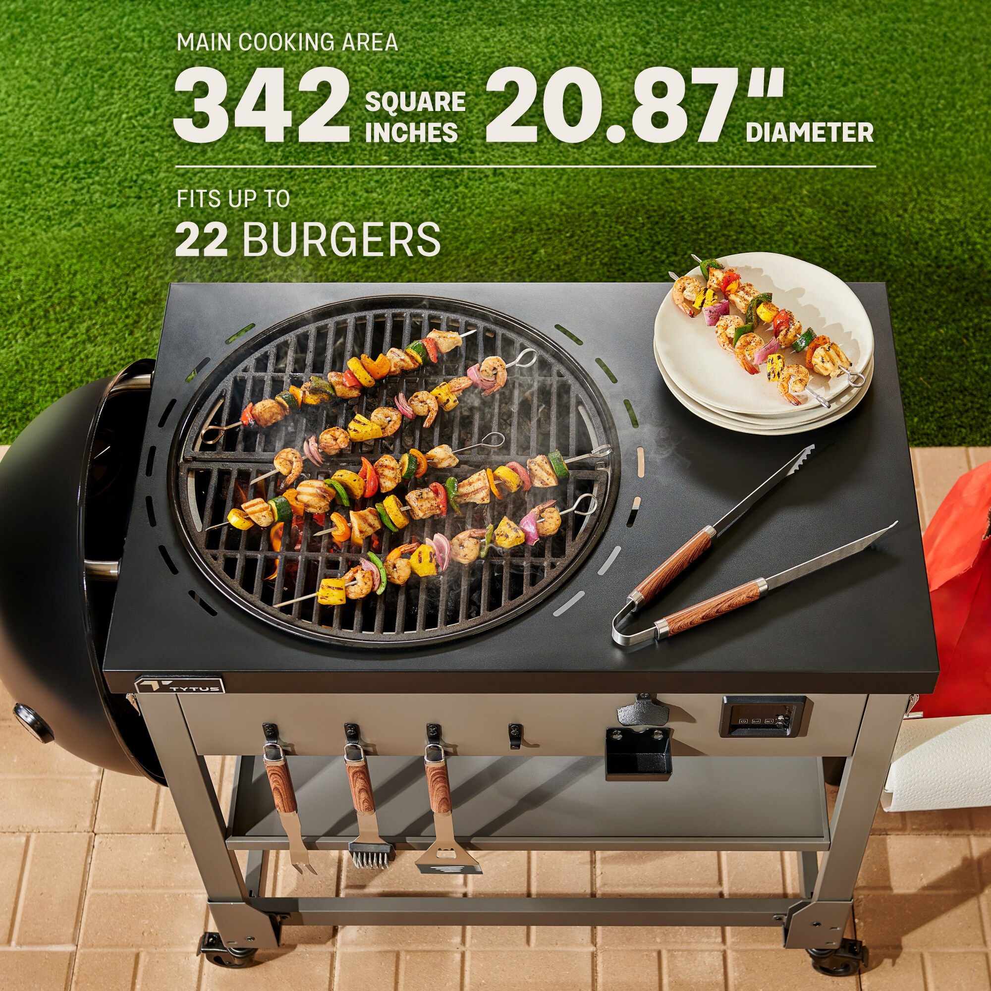 TYTUS TDT-KC2-0101 Charcoal-Grills - View #8