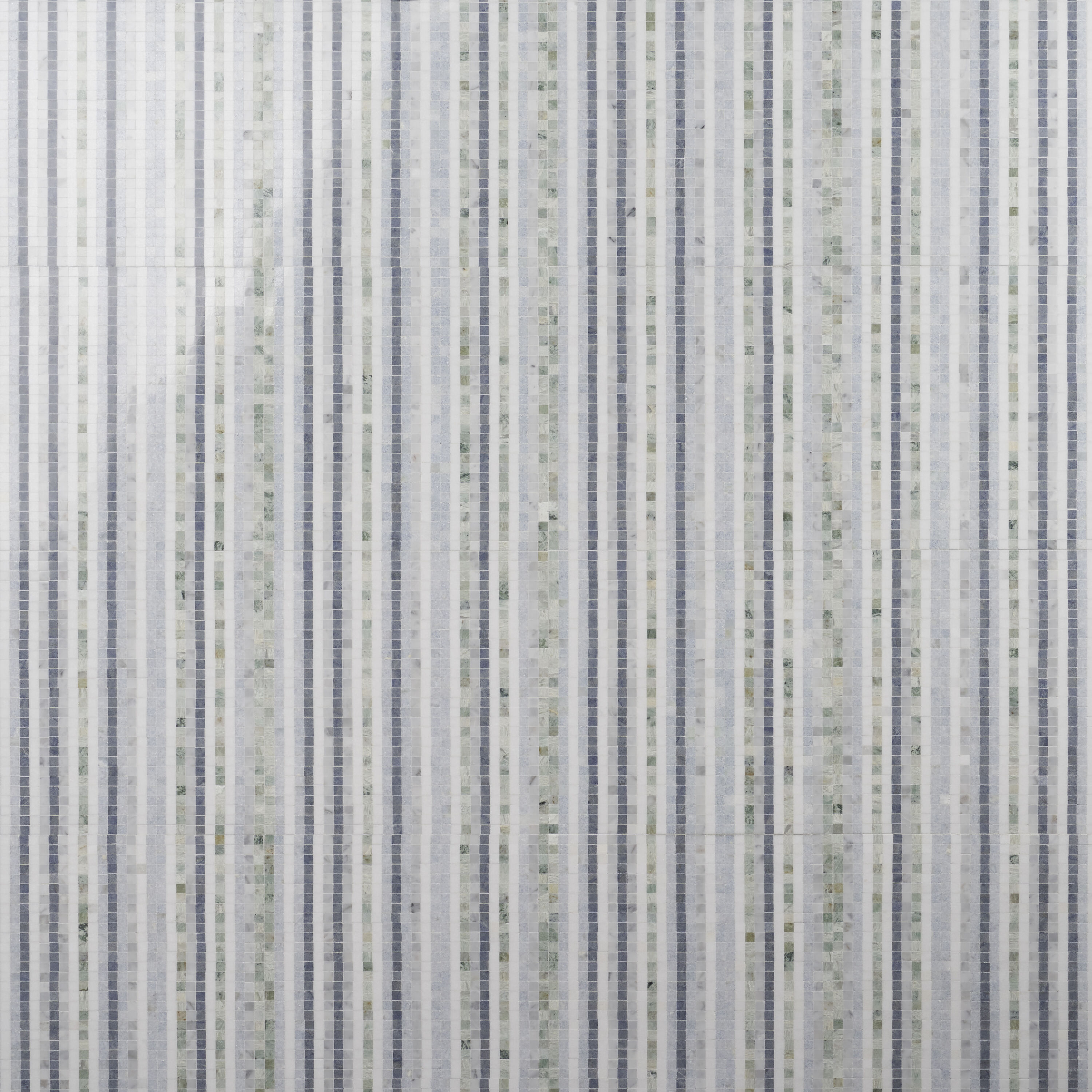 Sky Blue 12" x 12" Polished Marble Mosaic Tile