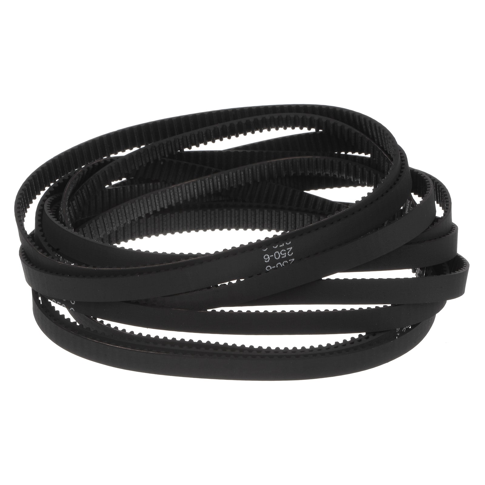 Unique Bargains 10pcs 2GT Timing Belt Closed Loop Rubber Belts 250-2GT-6 6mm Width x 250mm Length 3D Printer Timing Belt