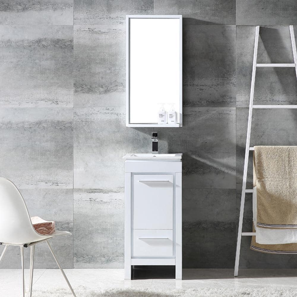 Fresca FVN8118WH Bath-Vanity-Combo - View #3