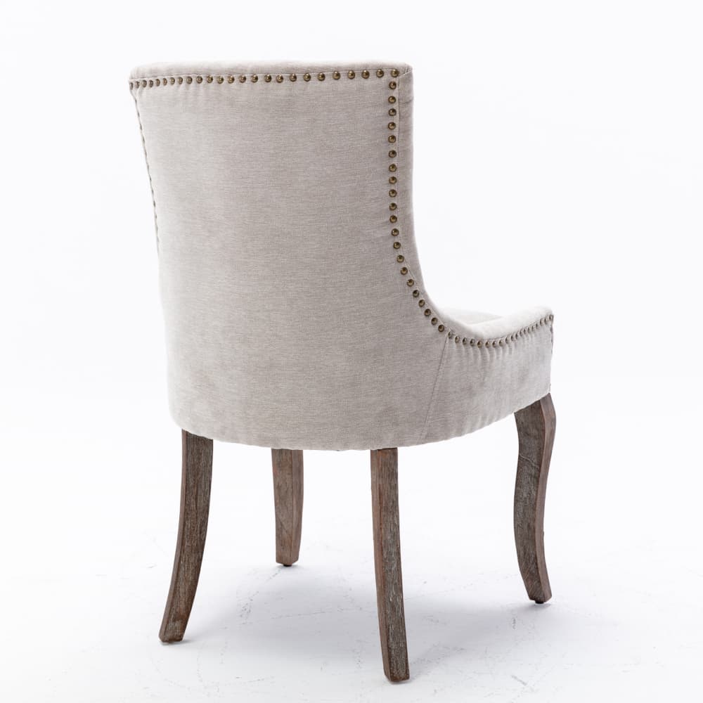 Maison Boucle NIVA-CHAIR-BEIGE-4 Dining-Chairs - View #6