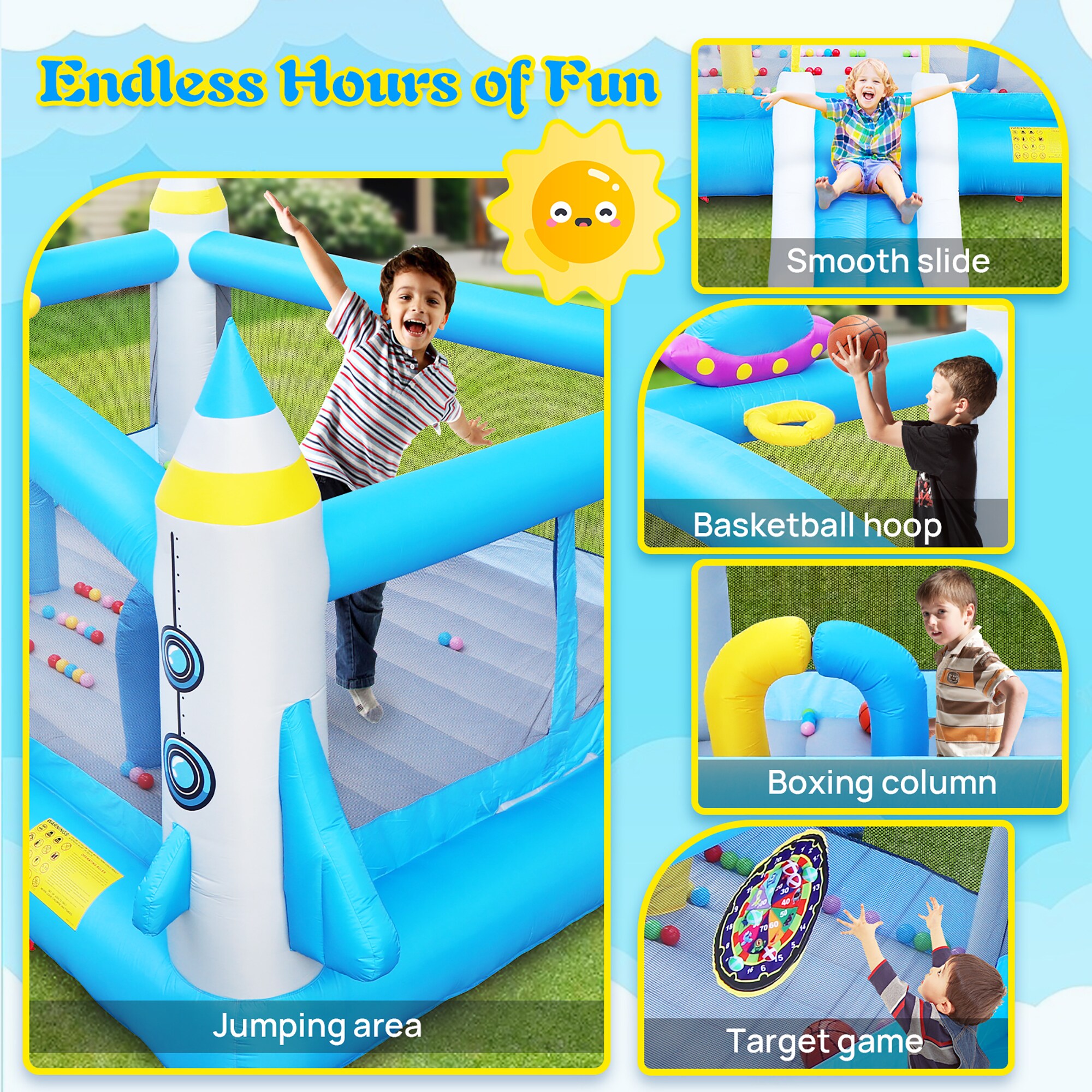 Fun Orange FUN25BH07 Bounce-Houses - View #6