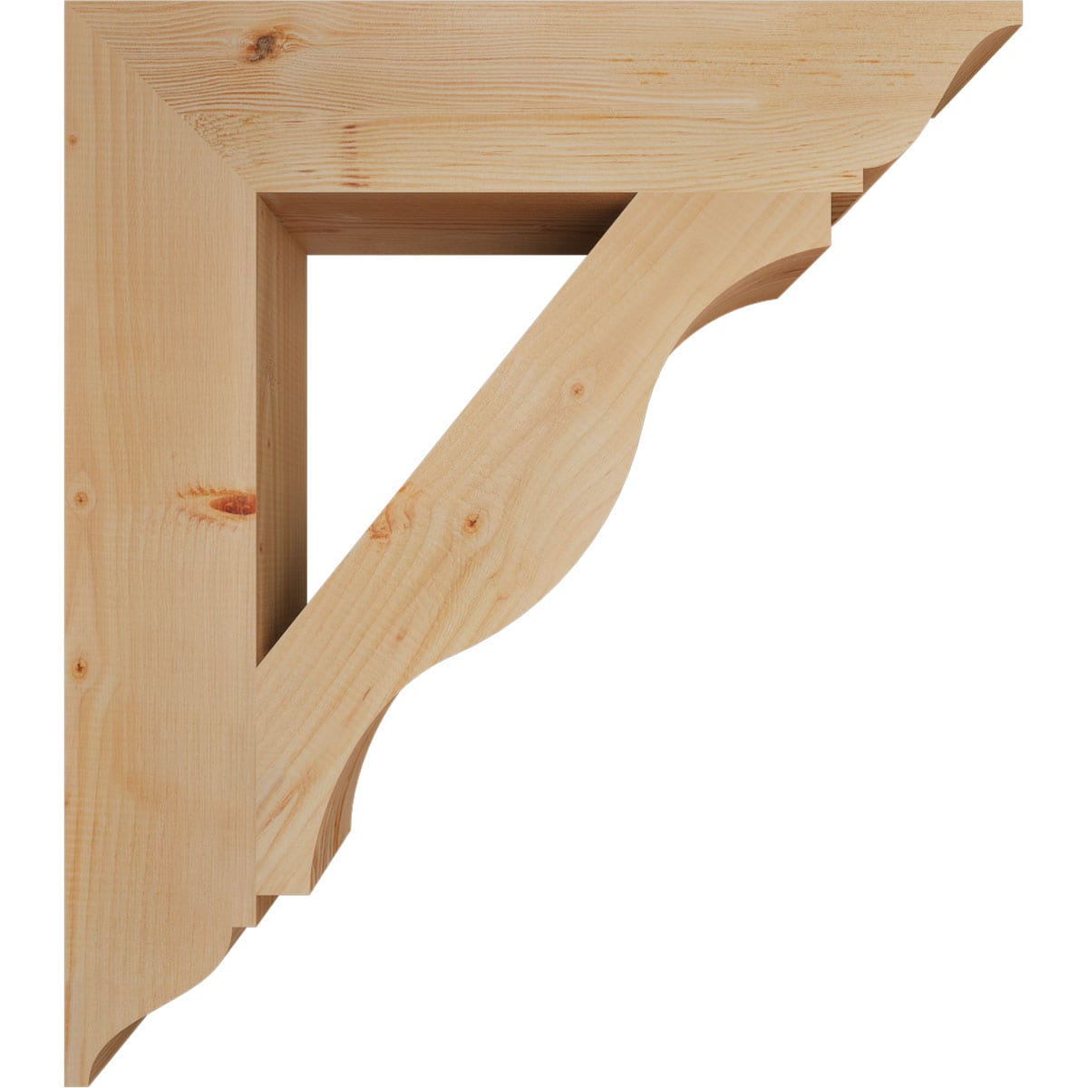 Ekena Millwork BKT06X30X34FST01SDF Exterior-Brackets-Braces - View #3