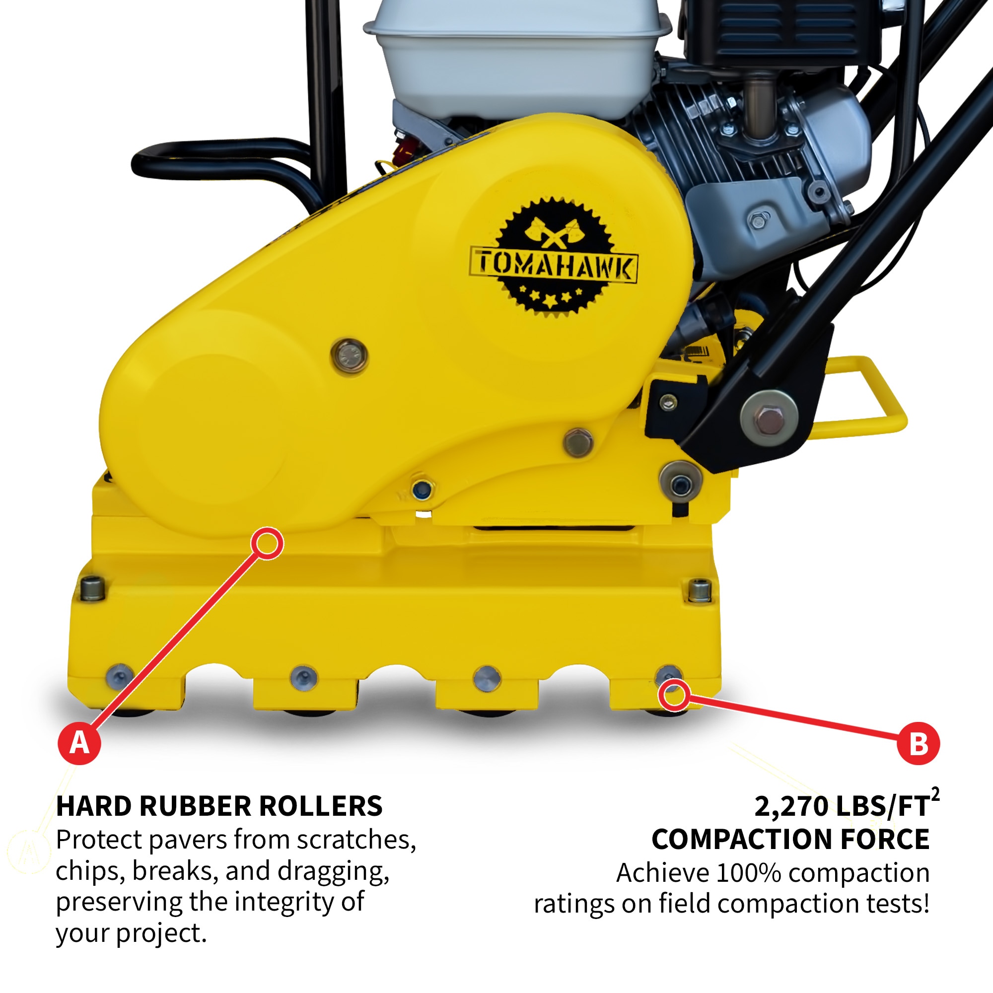 Tomahawk Power TPRC76H Plate-Compactors - View #3