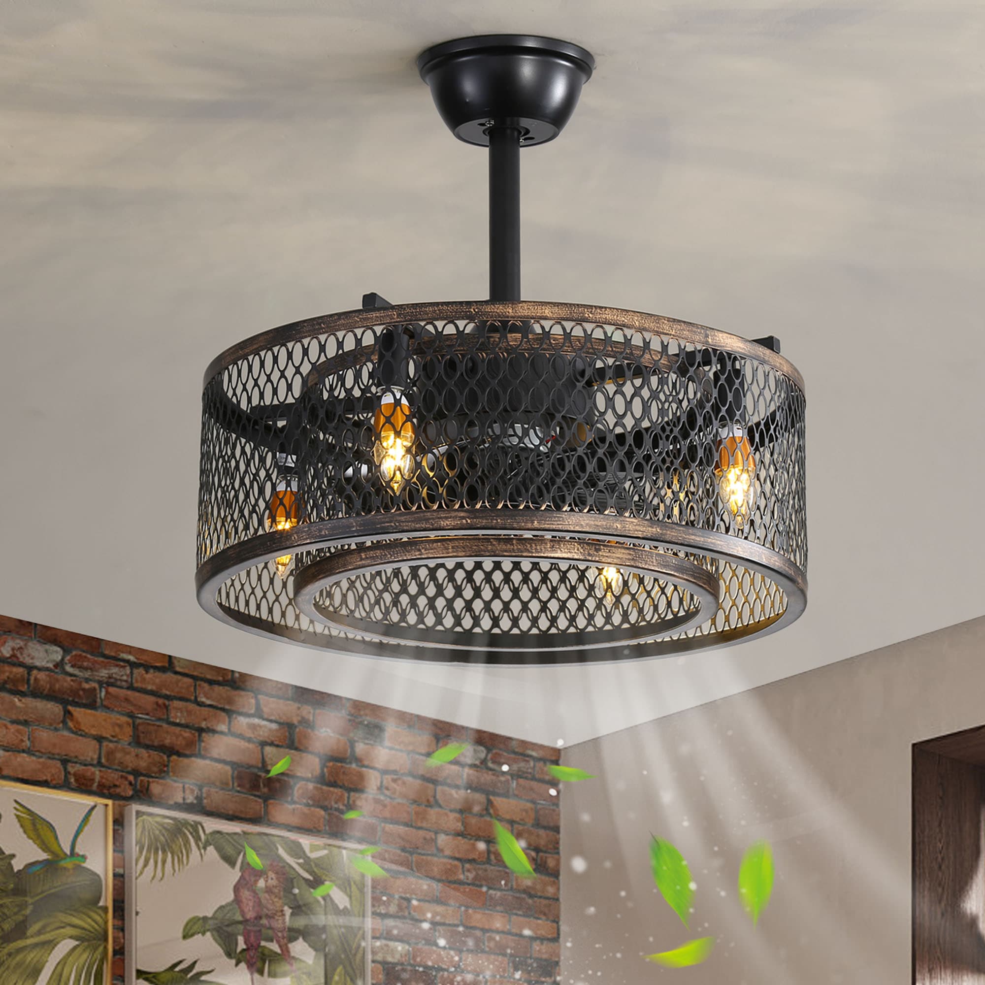 SINOFURN SYD120015BK Ceiling-Fans - View #3