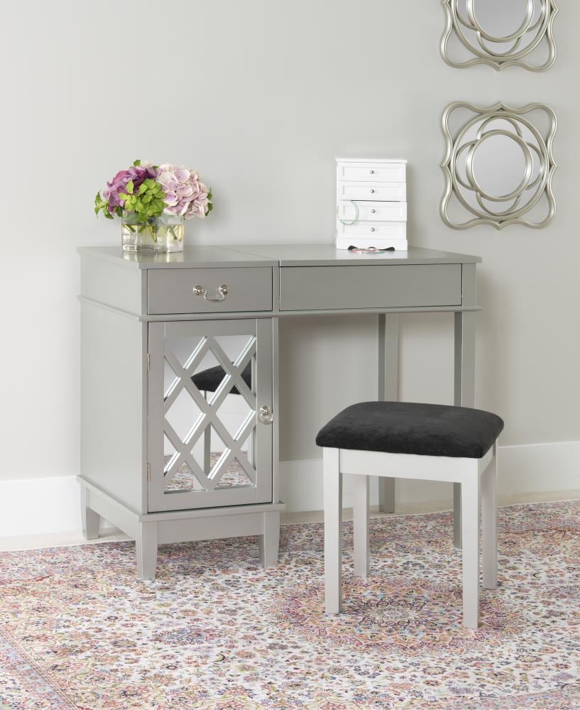 Linon 58036SIL-01-KD-U Bedroom-Vanities - View #4