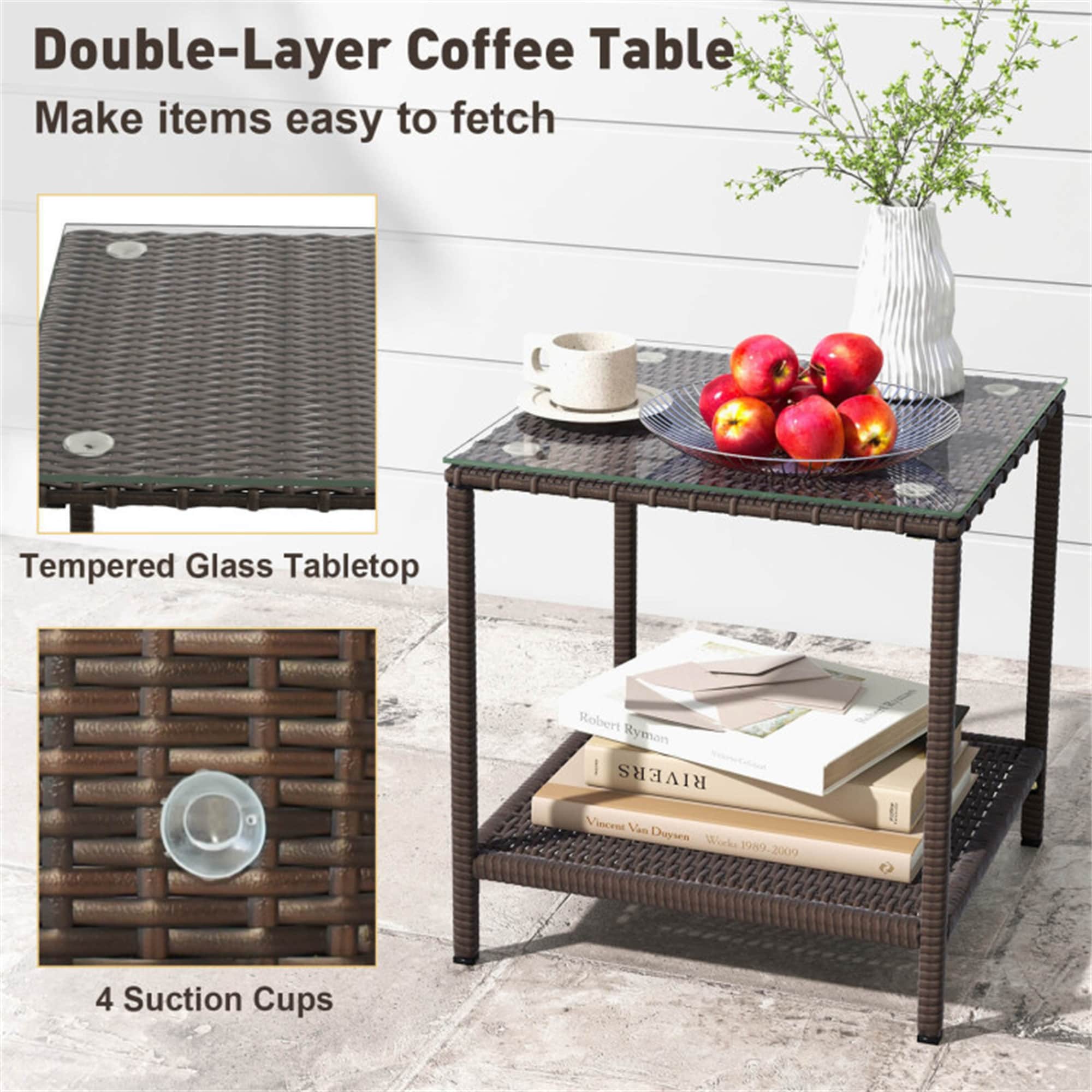 BABOOM BOM-71631WH-OR Patio-Conversation-Sets - View #9