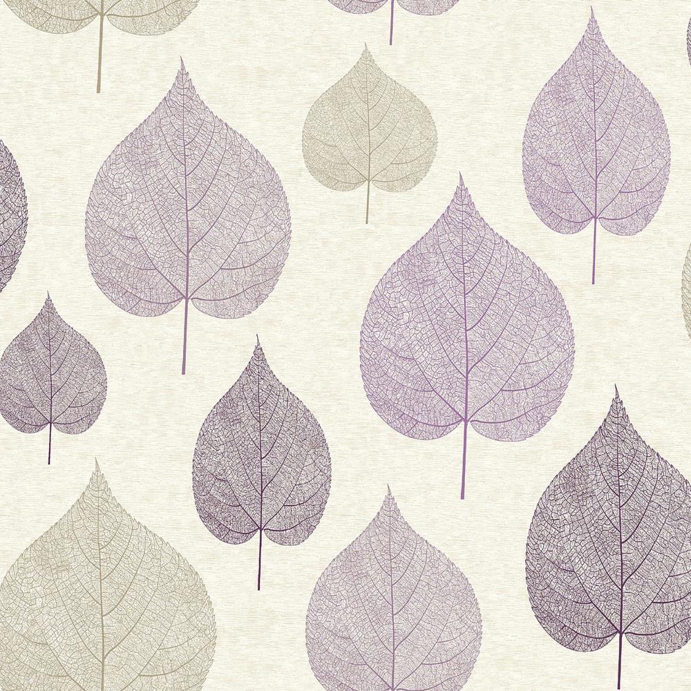 Crown M1068 CWV 56.4-sq ft Plum Paper Ivy/Vines Unpasted Wallpaper
