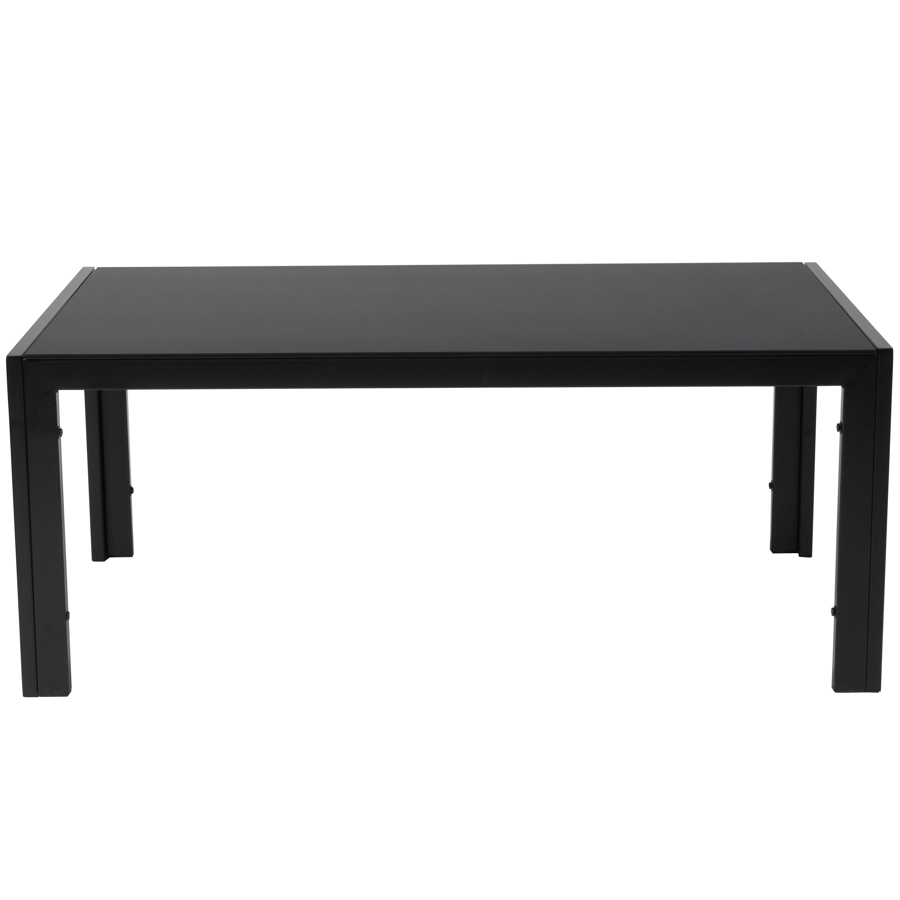 Flash Furniture Franklin Black Glass Modern Coffee Table at Lowes.com