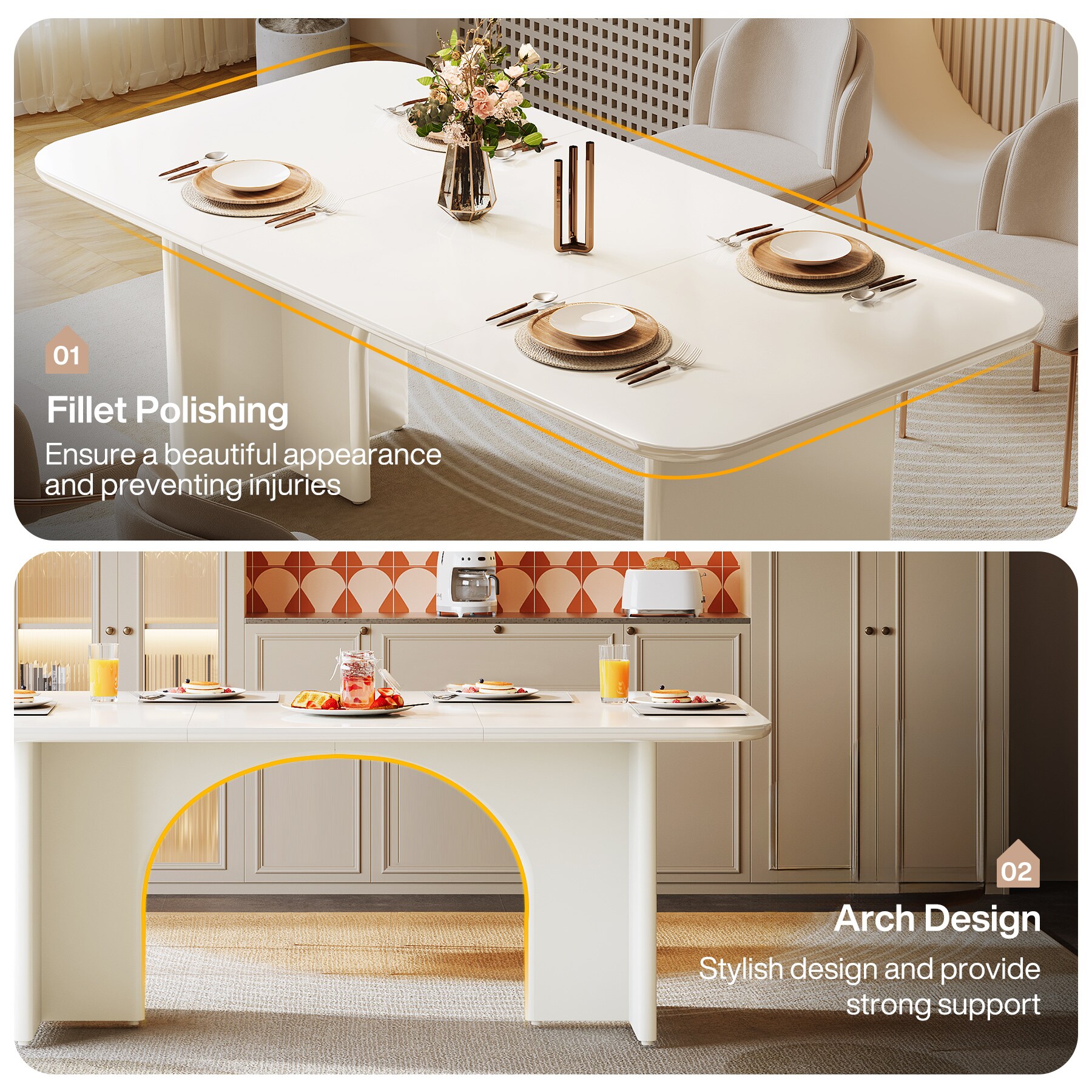 Fnova LWTJ-F1905 Dining-Tables - View #4