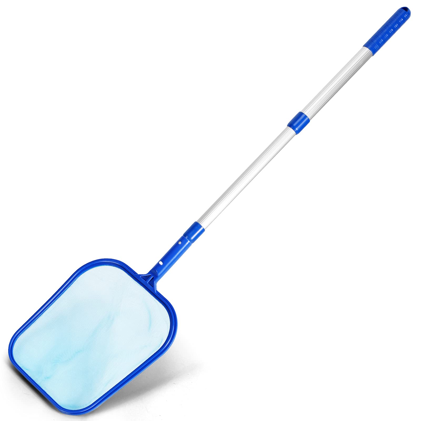 Aoibox  Fine Mesh Pool Skimmer Net with 17 to 40 Inch Adjustable Aluminum Telescopic Pole for Surface Cleaning