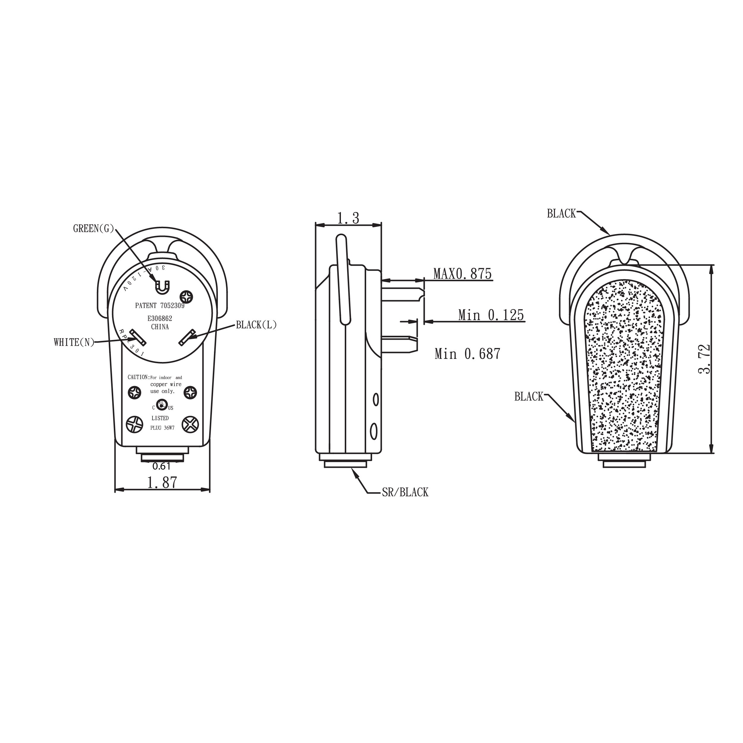 AC WORKS ASTT30P Electrical-Plugs-Connectors - View #7