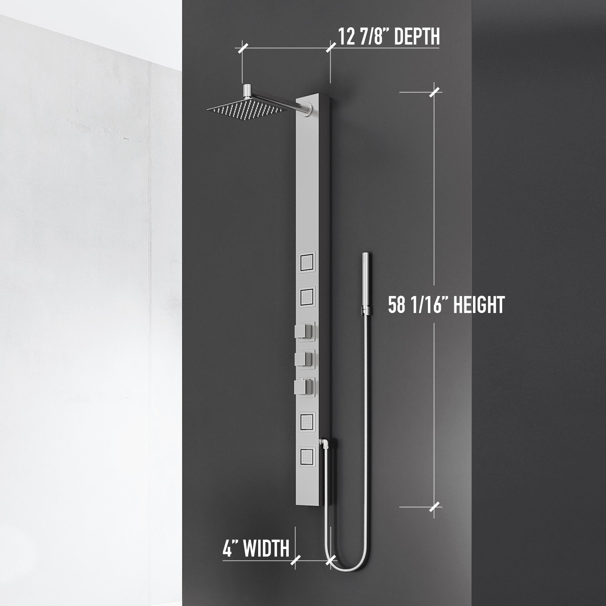 VIGO VG08017ST Showerhead-Bar-Panels - View #12