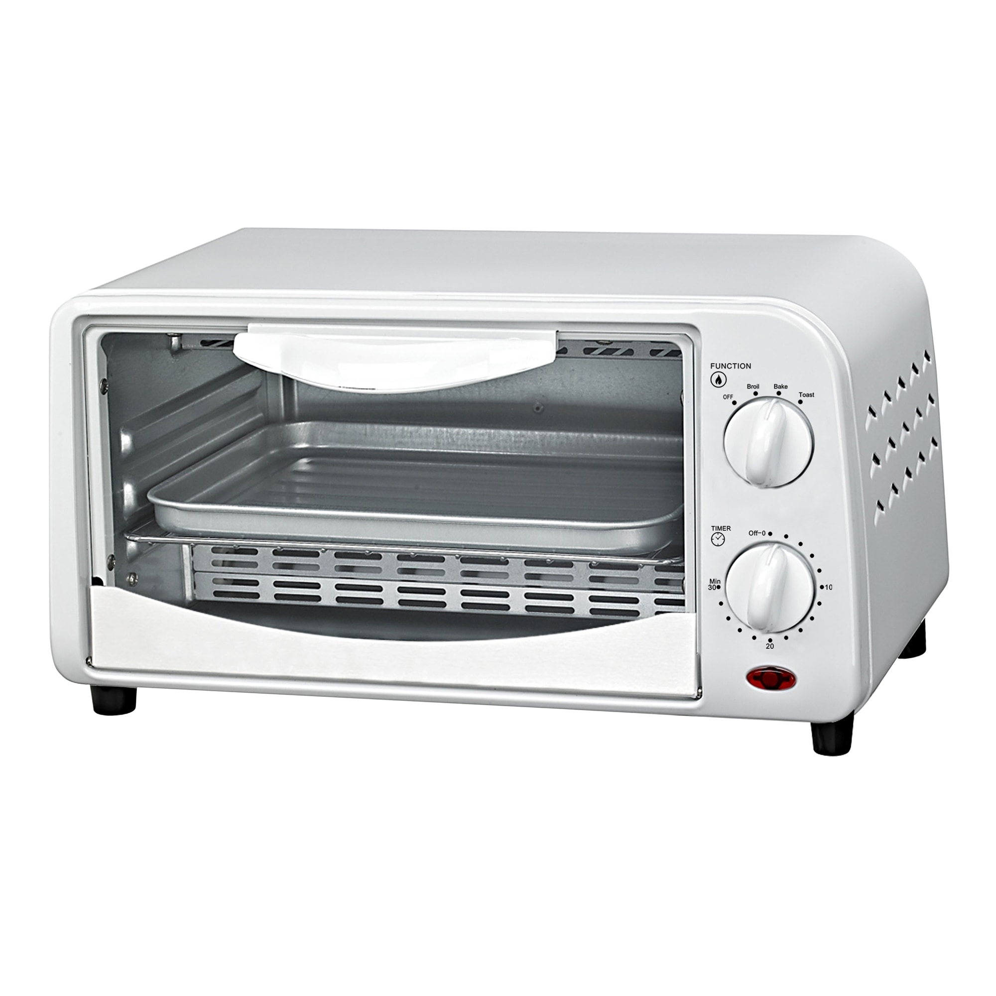 Toaster oven 2025 white color