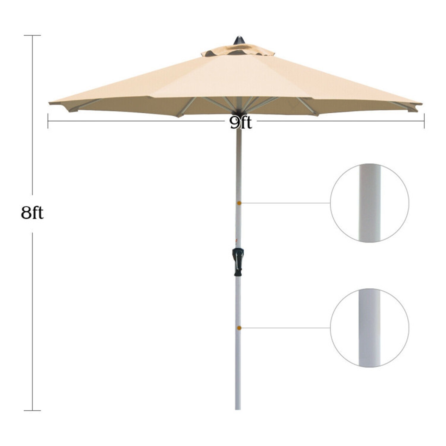 GZMR GZ-DHF5248-BGE Umbrellas-2 - View #11