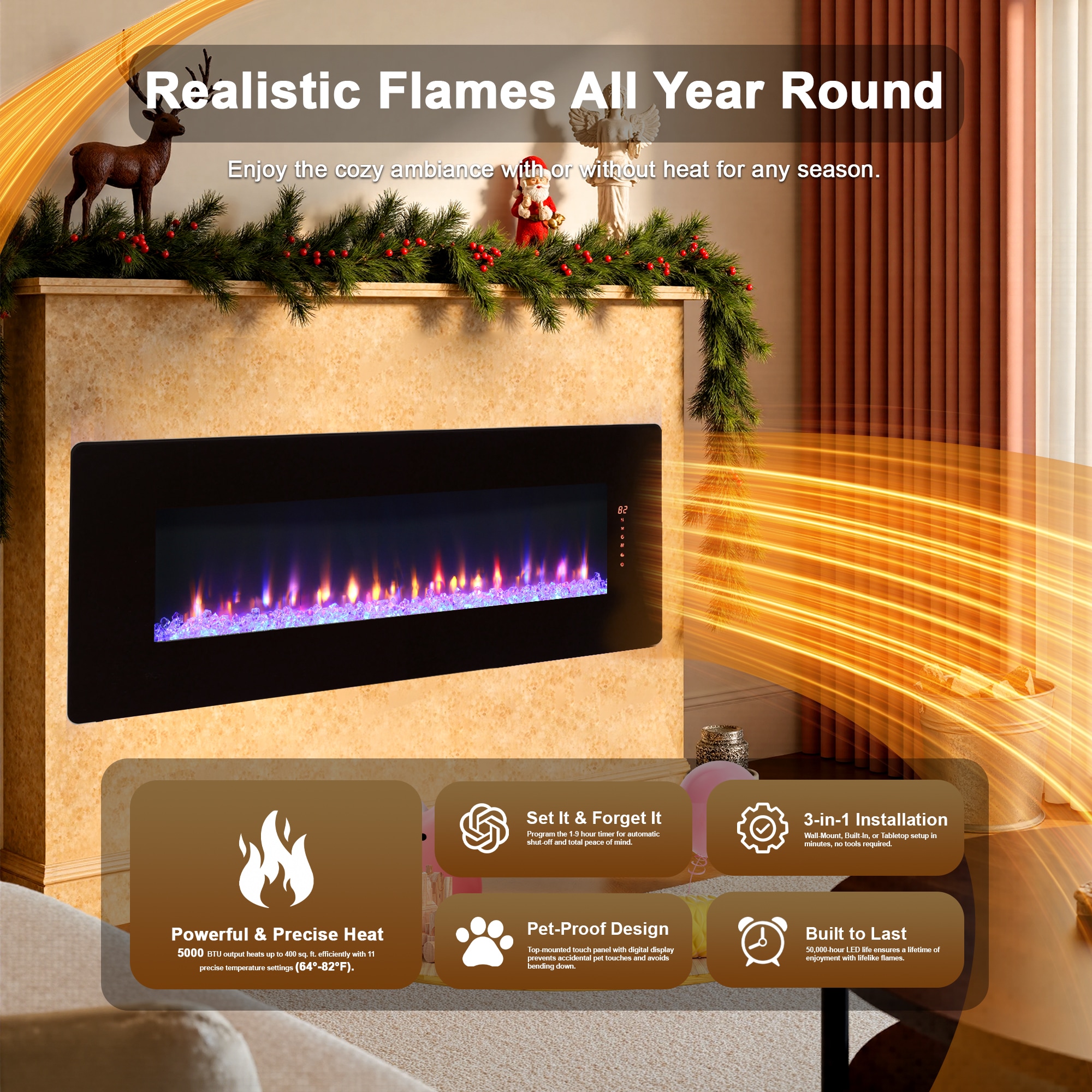 Sunrinx MG12-FP-06 Electric-Fireplaces - View #10