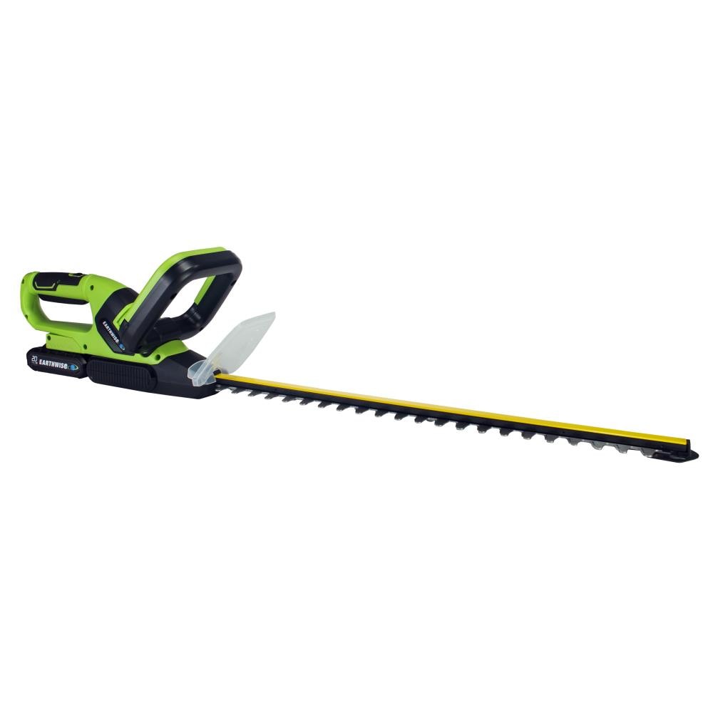 Earthwise LHT12422 24-Volt Lithium Ion Cordless Electric Hedge Trimmer 22  Blade (battery and charger included) 