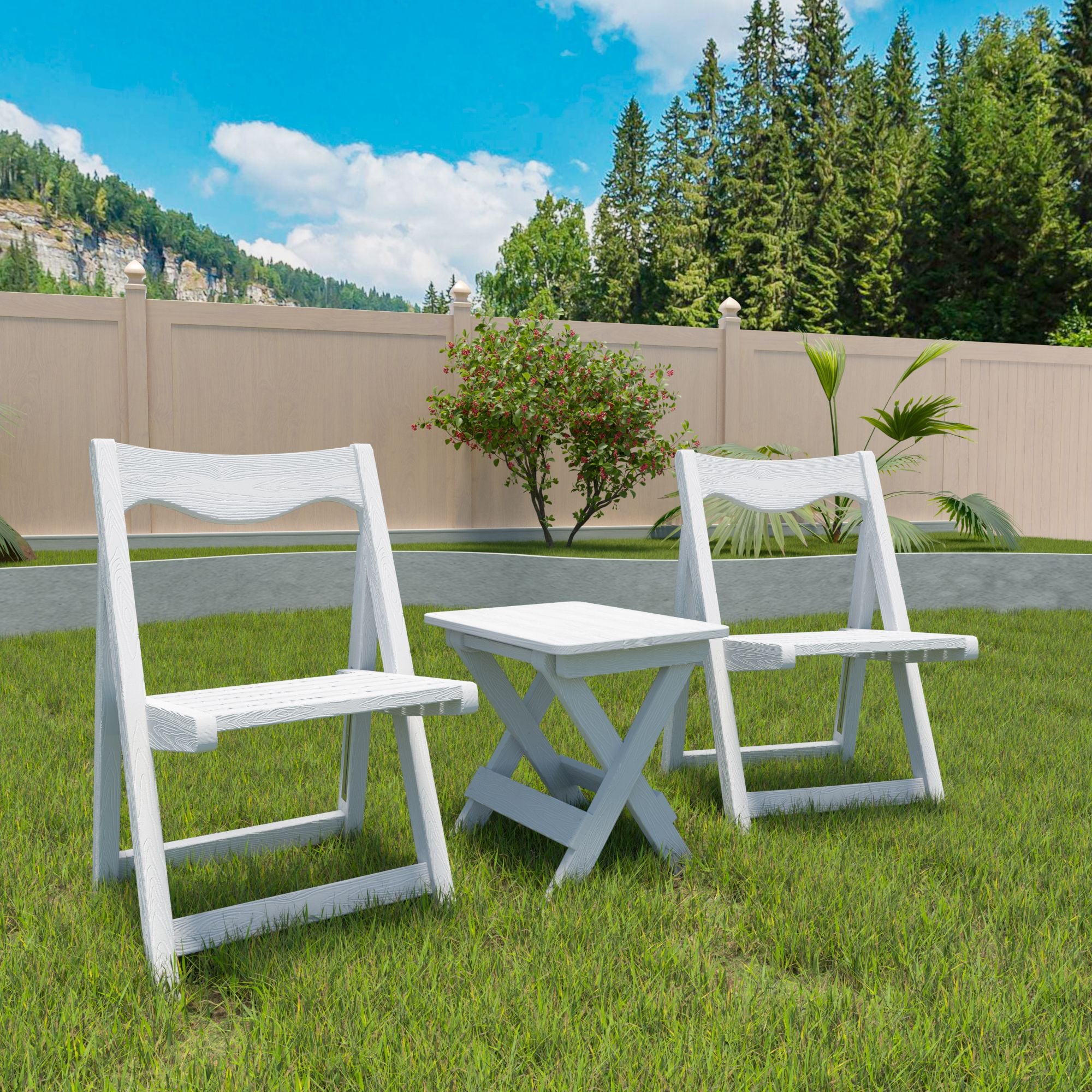 Forclover HYFAS06WH Patio-Conversation-Sets - View #10