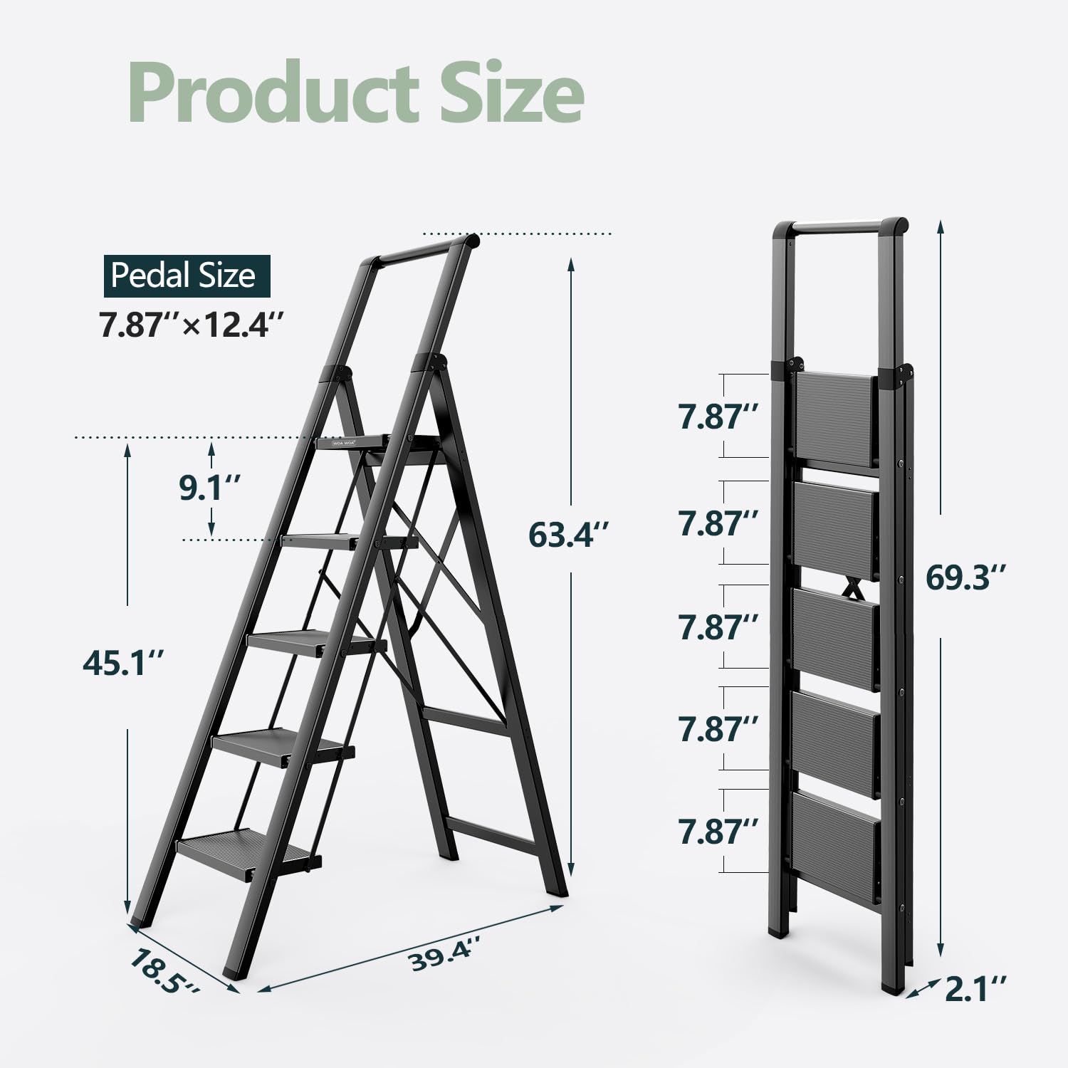 Afoxsos LAF0805F097 Step-Ladders - View #7