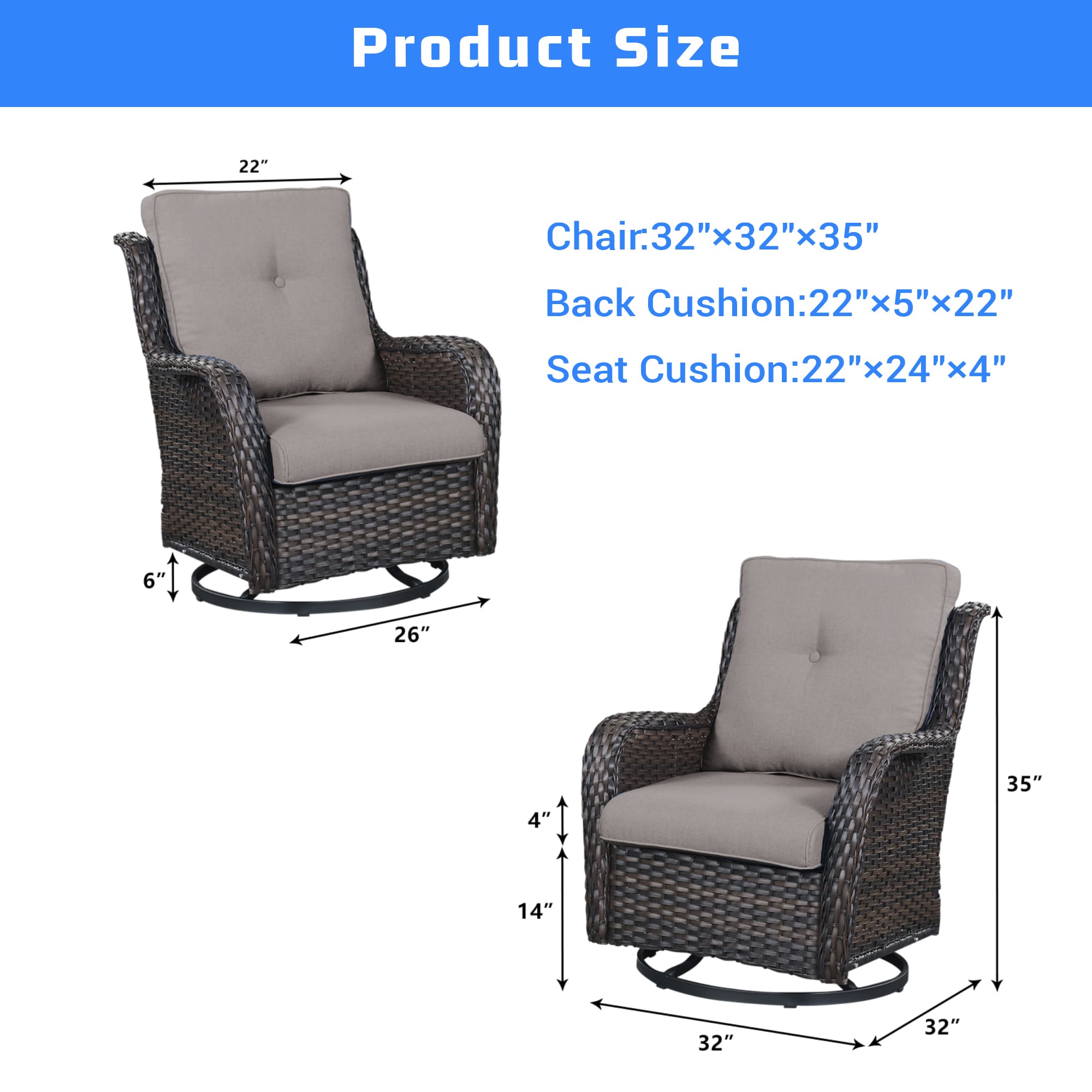 Rilyson FS024-2 Patio-Chairs - View #6