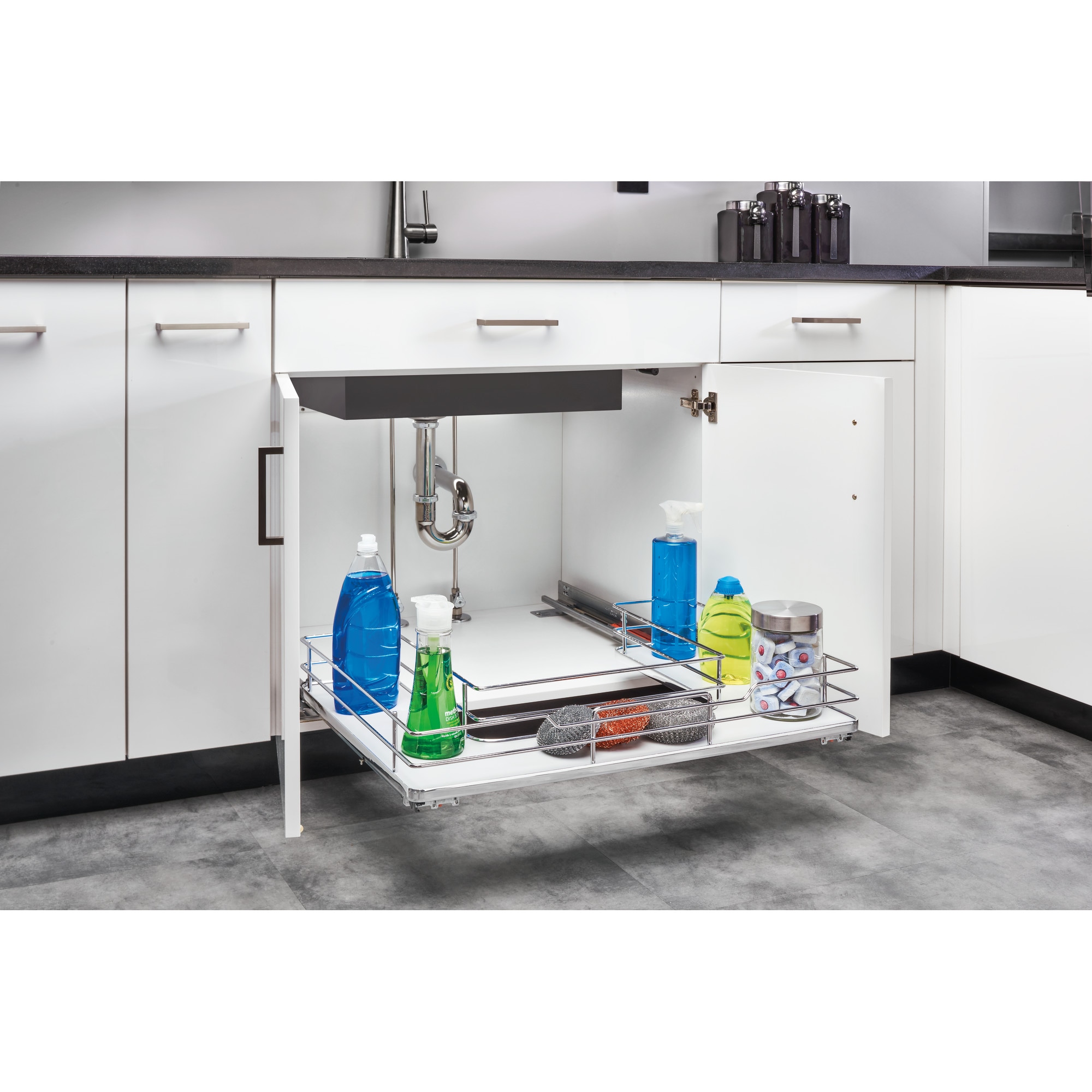 Rev-A-Shelf 5386-33BCSC-GR Pull-Out-Cabinet-Baskets - View #2