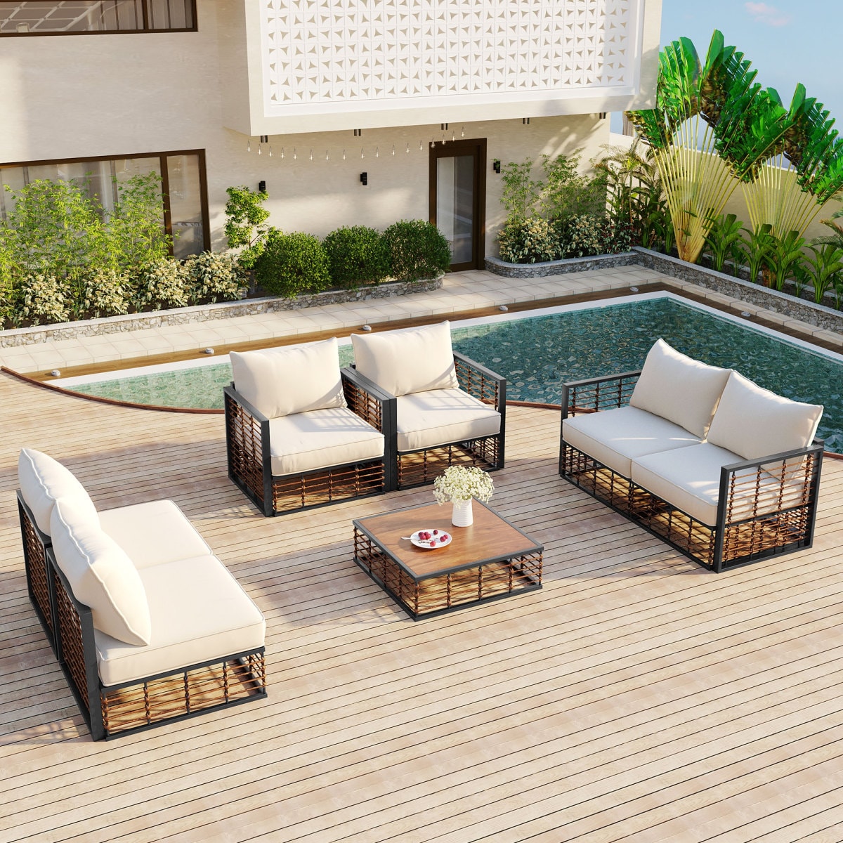 Streamdale Furniture N717S100026E Patio-Conversation-Sets - View #4