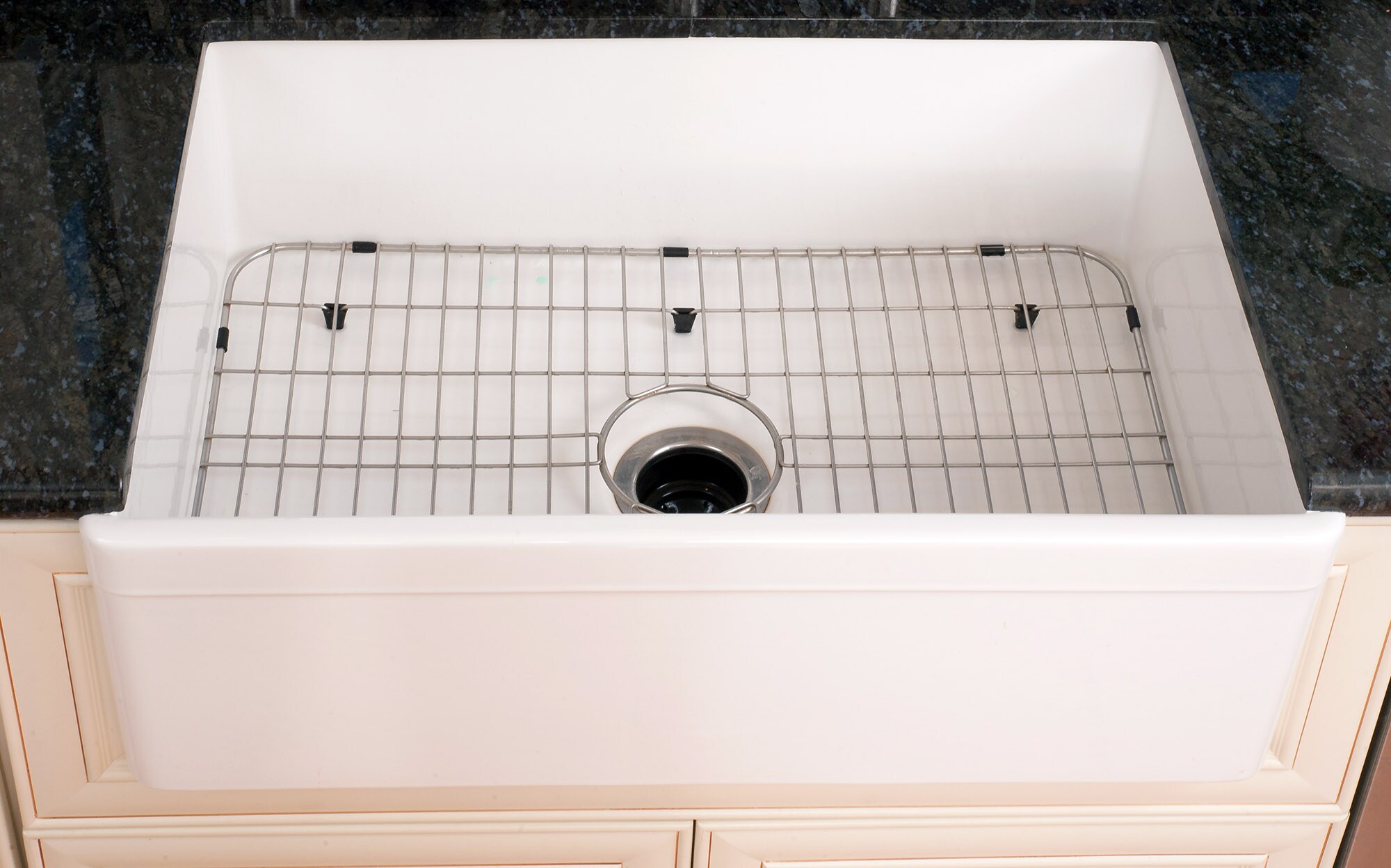 Solid Stainless Steel Kitchen Sink Grid with Plastic Feet