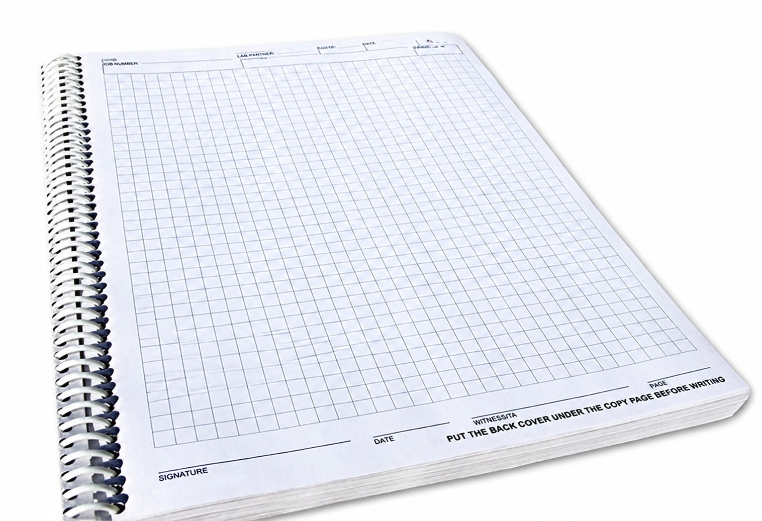 Aoibox Lab Notebook with 100 Carbonless Self Copying Pages Spiral Bound ...