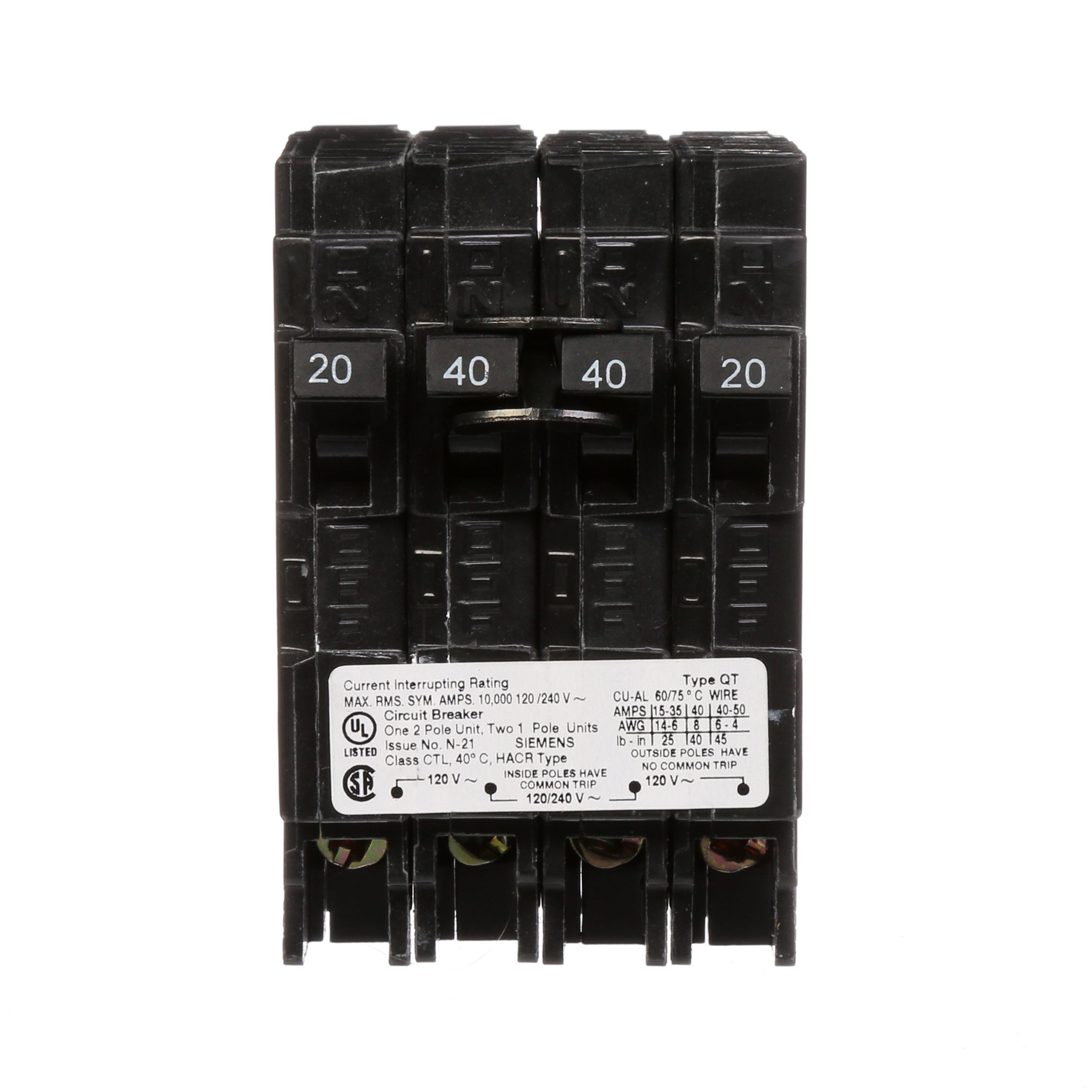 Siemens Q22040CTU Circuit-Breakers - View #2