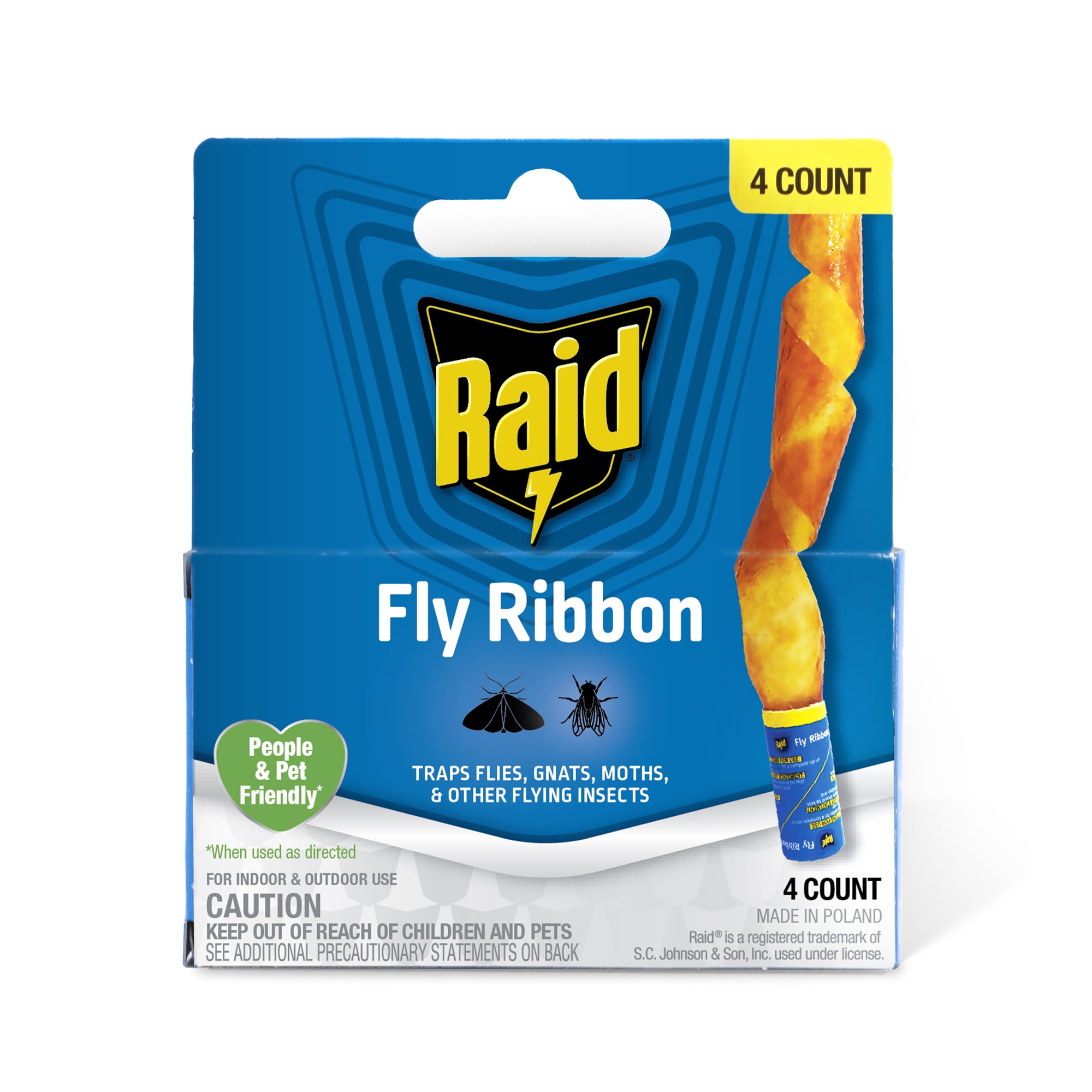 Raid Fly Ribbon 96-Count Indoor/Outdoor Insect Trap (96-Pack) in
