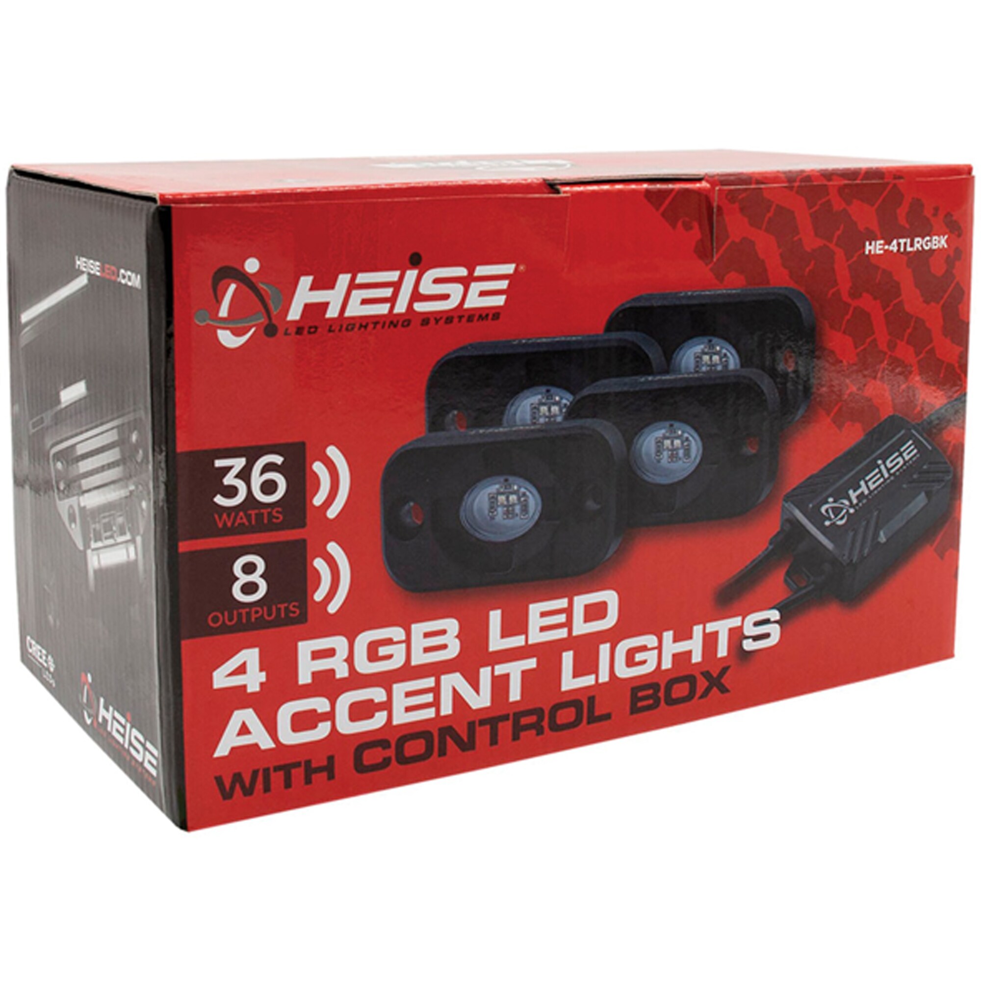 Heise LED Lighting Systems MECHE4TLRGBK Exterior-Car-Acc - View #2
