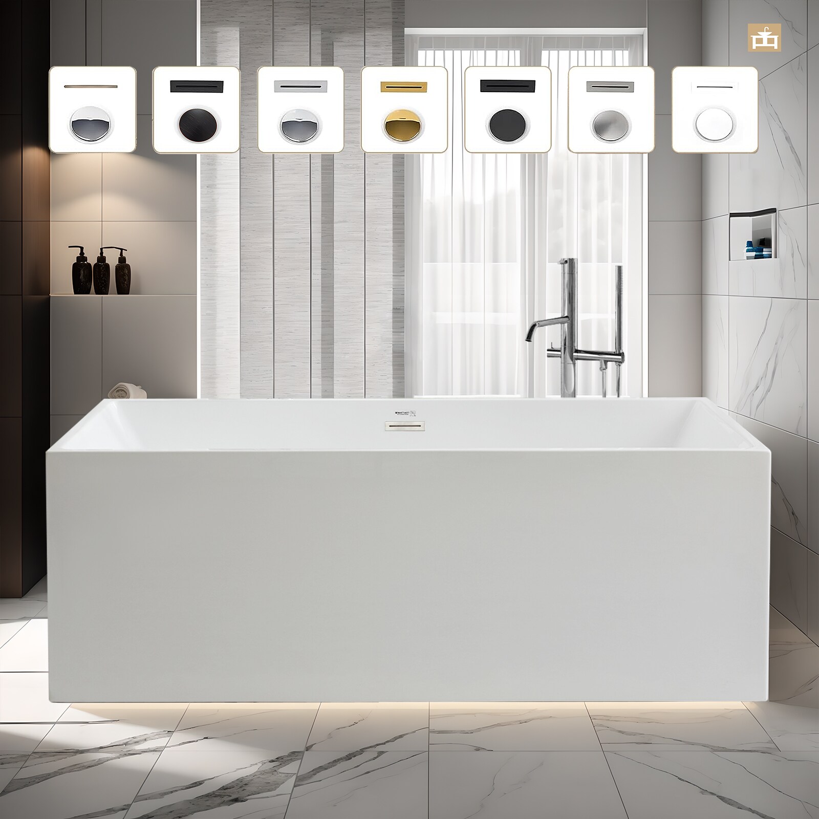 Vanity Art VA6813B-L-BN bathtubs - View #2