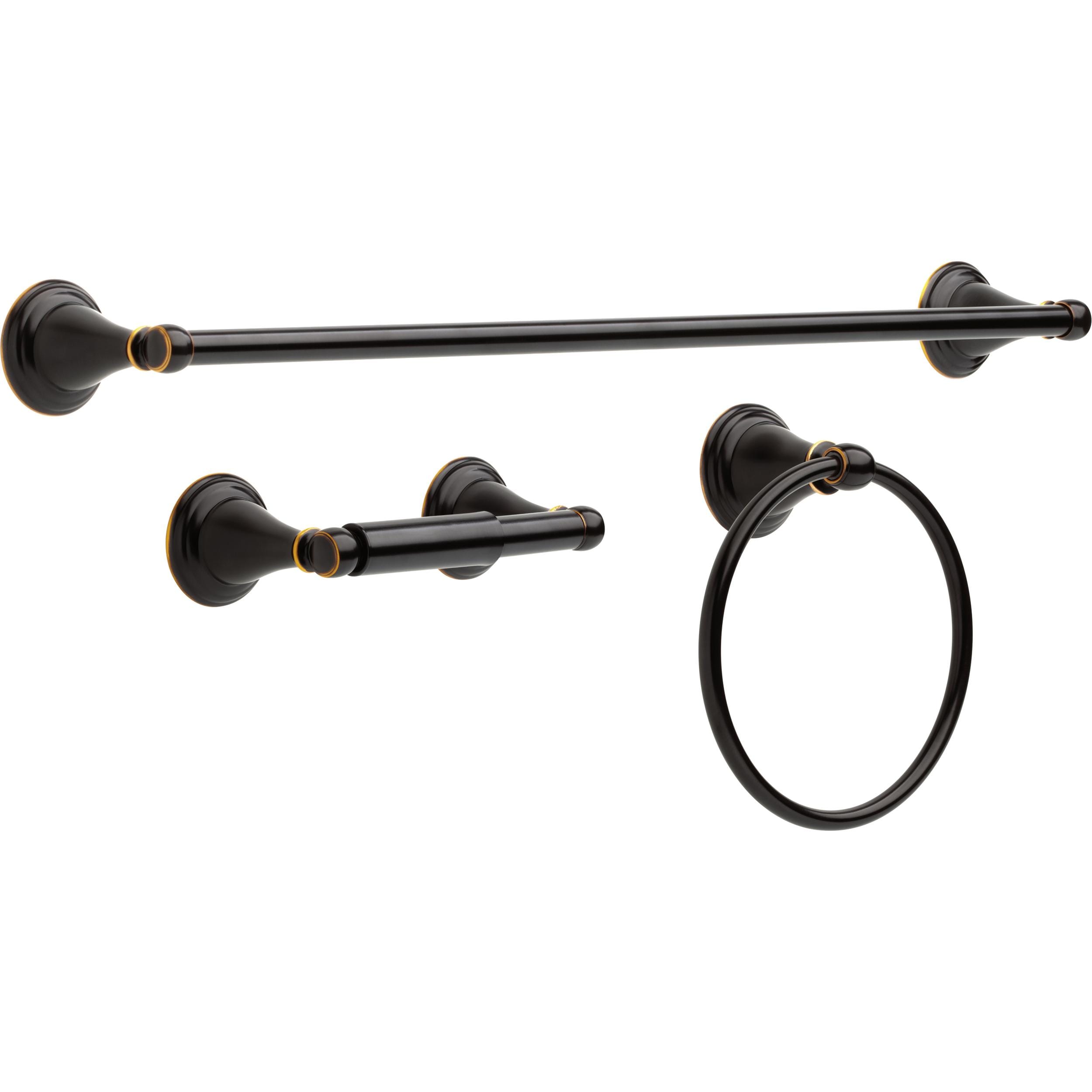 Oil Rubbed Bronze Wall Mounted Bathroom Accessories Bath Hardware Set Series 